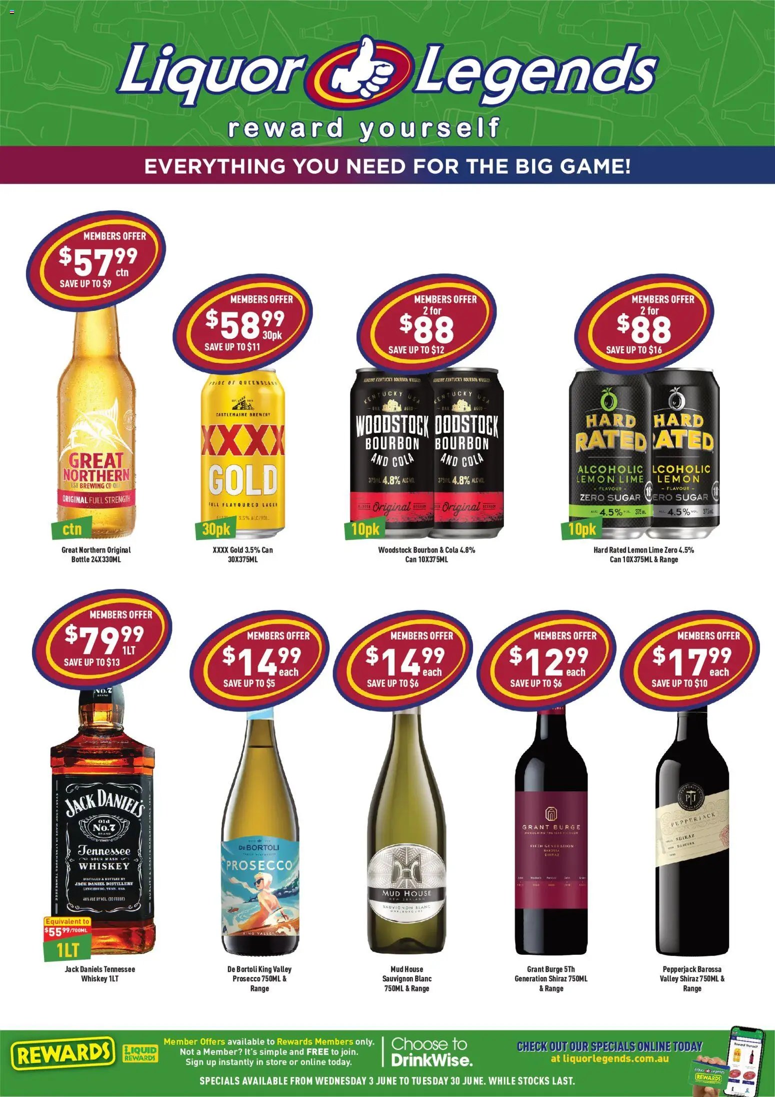Liquor Legends catalogue from 03/06/2026 Liquor Legends catalogue Deception Bay