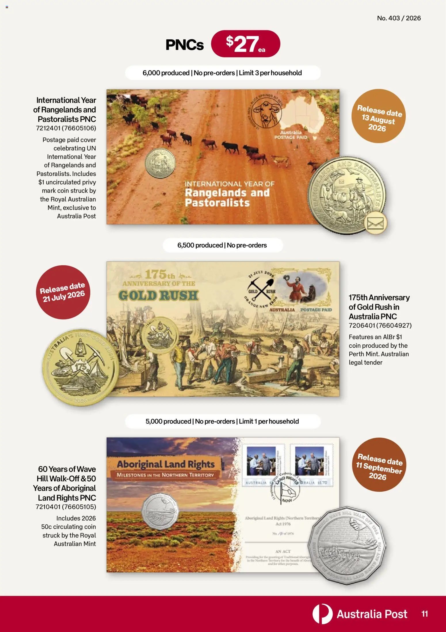 Australia Post catalogue from 01/09/2026 Australia Post catalogue