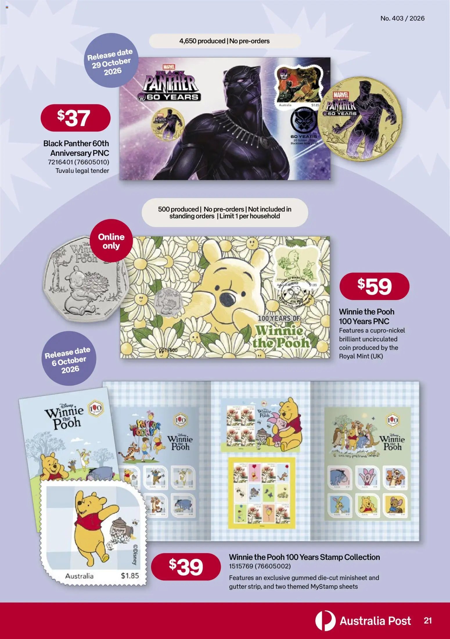 Australia Post catalogue from 01/09/2026 Australia Post catalogue