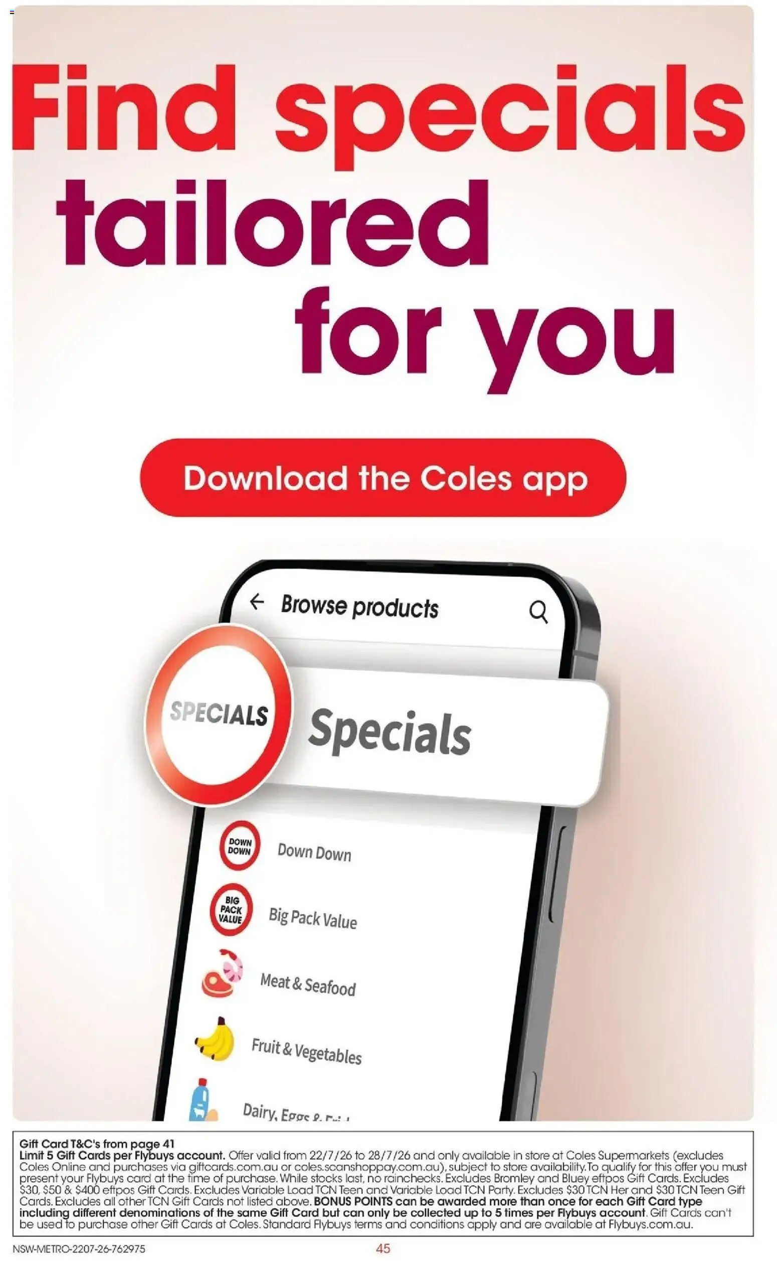 Coles catalogue from 22/07/2026 Coles catalogue