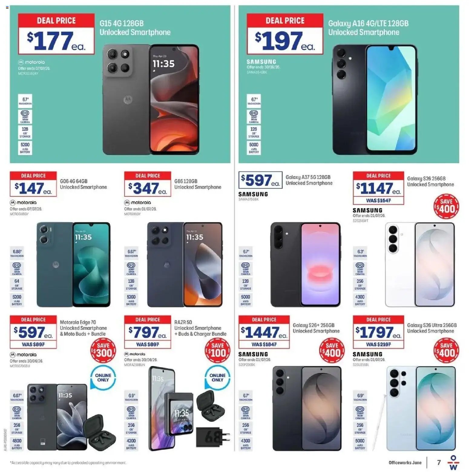 Officeworks catalogue from 11/06/2026 Officeworks EOFY Deals