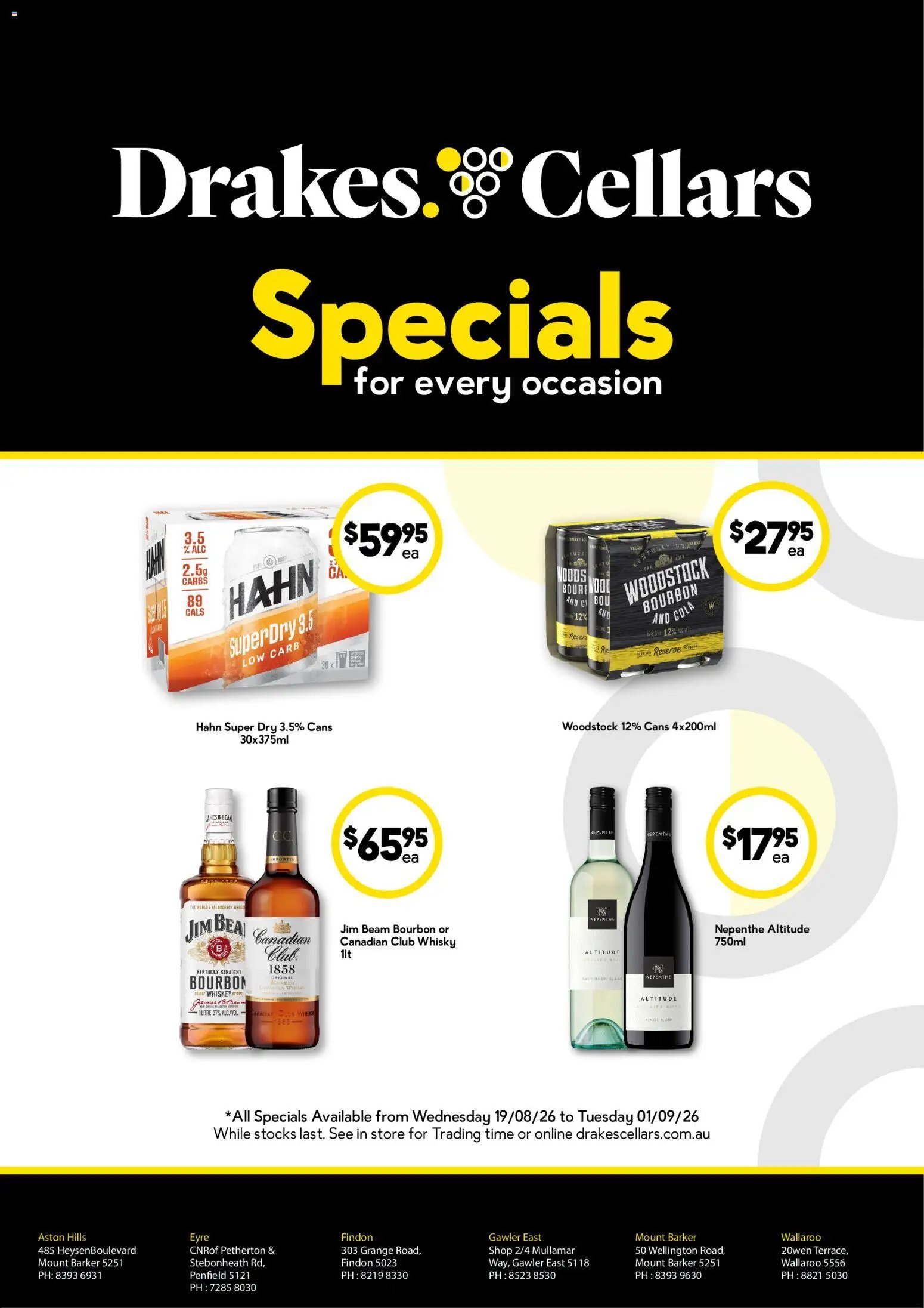Drakes catalogue from 19/08/2026 Drakes catalogue Specials