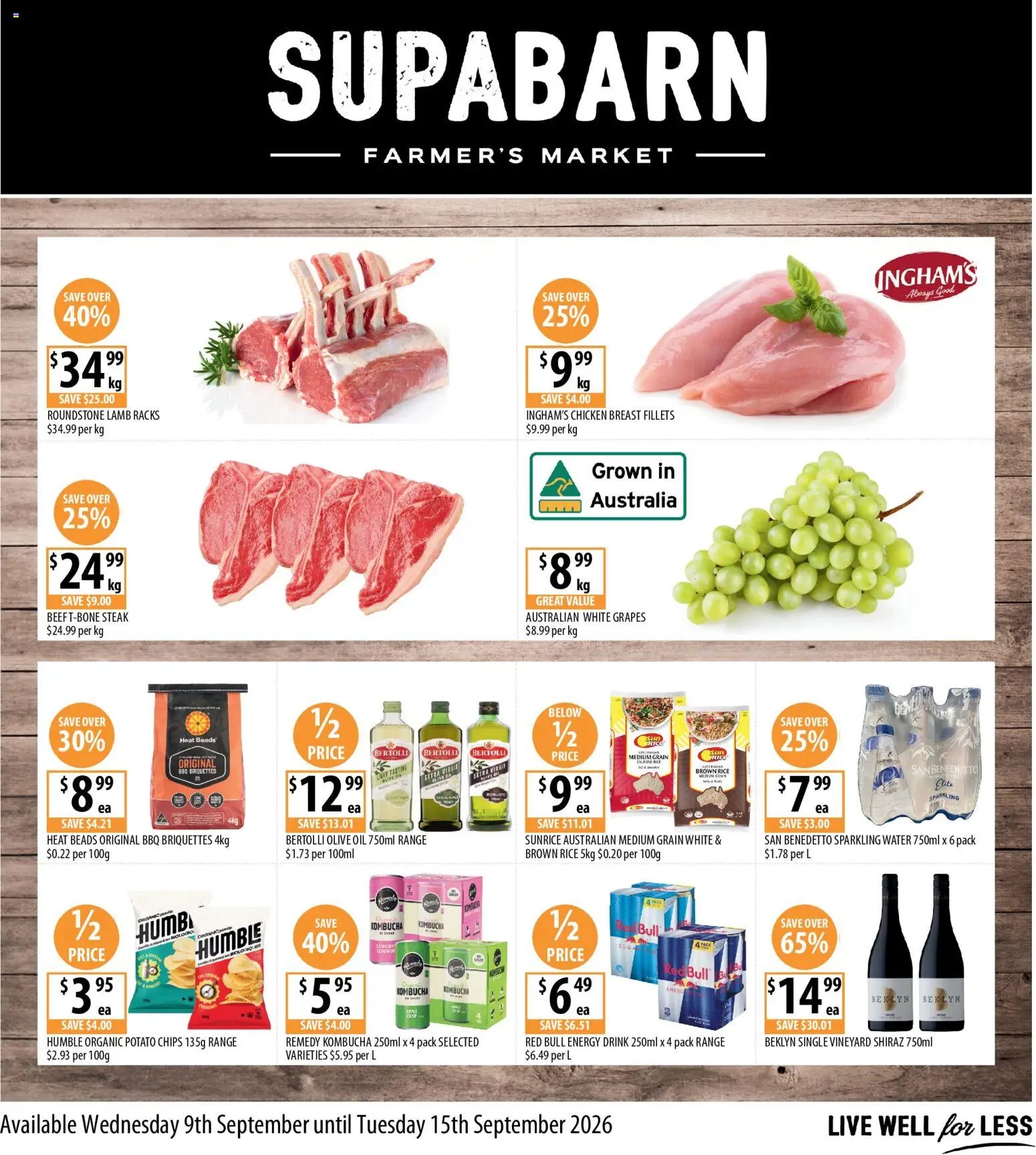 Supabarn catalogue from 09/09/2026 Supabarn catalogue