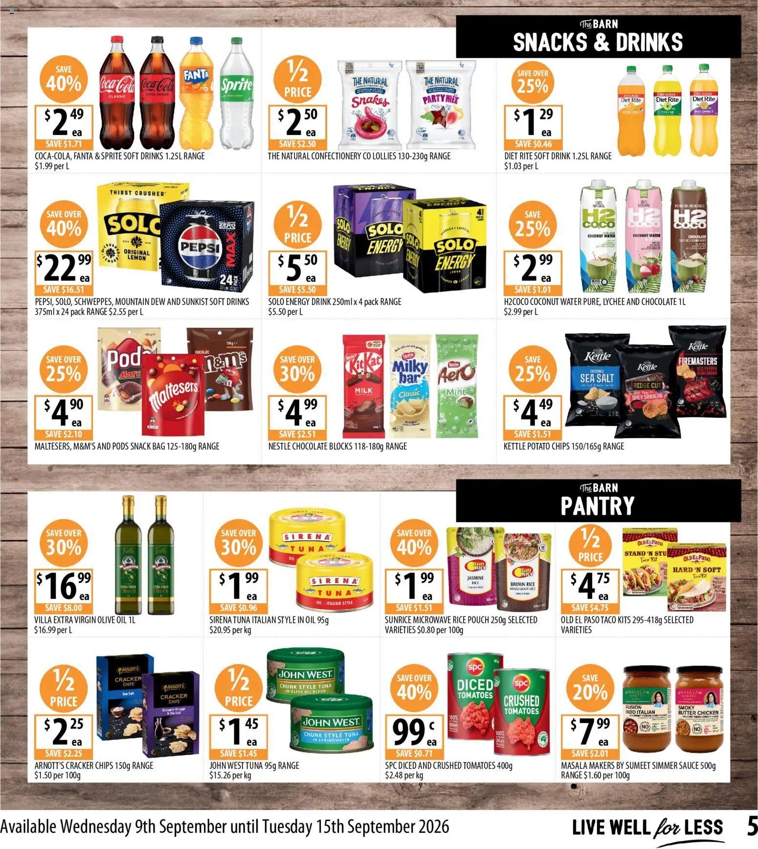 Supabarn catalogue from 09/09/2026 Supabarn catalogue