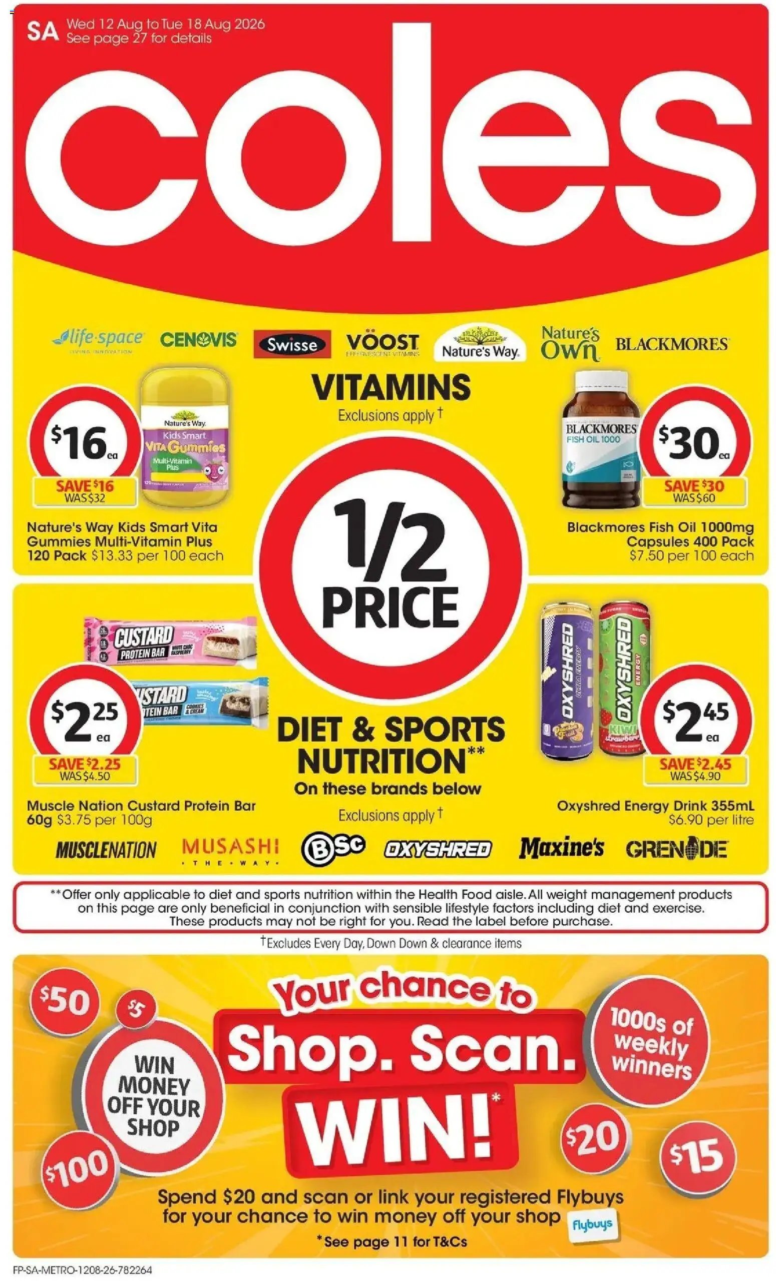 Coles catalogue from 12/08/2026 Coles catalogue SA