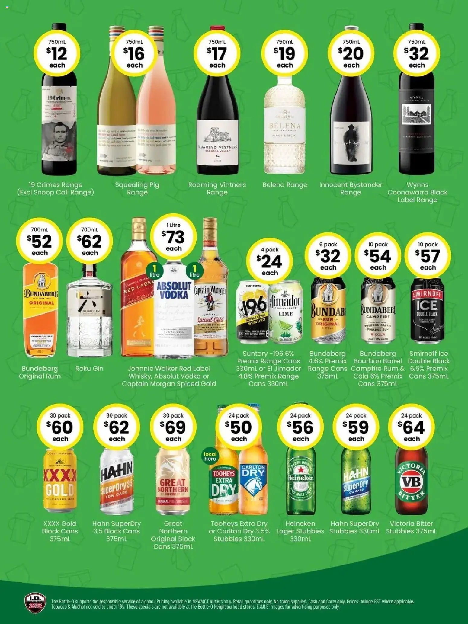 The Bottle-O catalogue from 17/08/2026 Good Value Booze, For Good Value Dads. 17/08