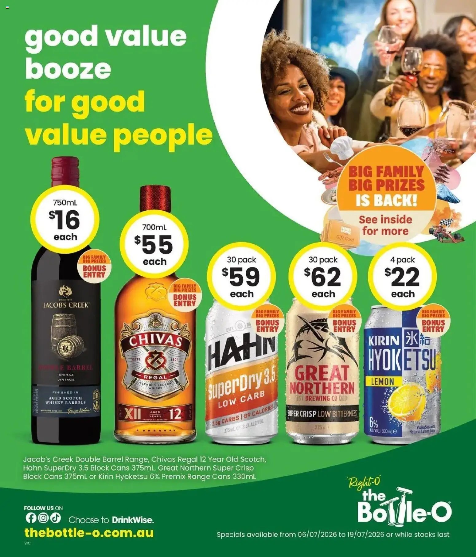 The Bottle-O catalogue from 06/07/2026 The Bottle-O catalogue Wantirna