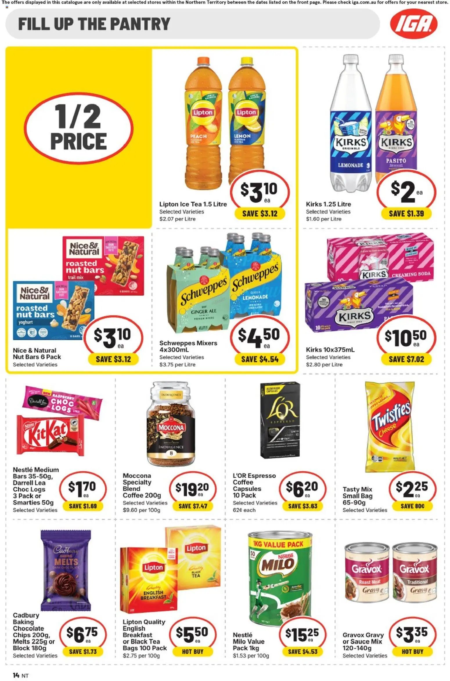 IGA catalogue from 22/07/2026 IGA catalogue NT