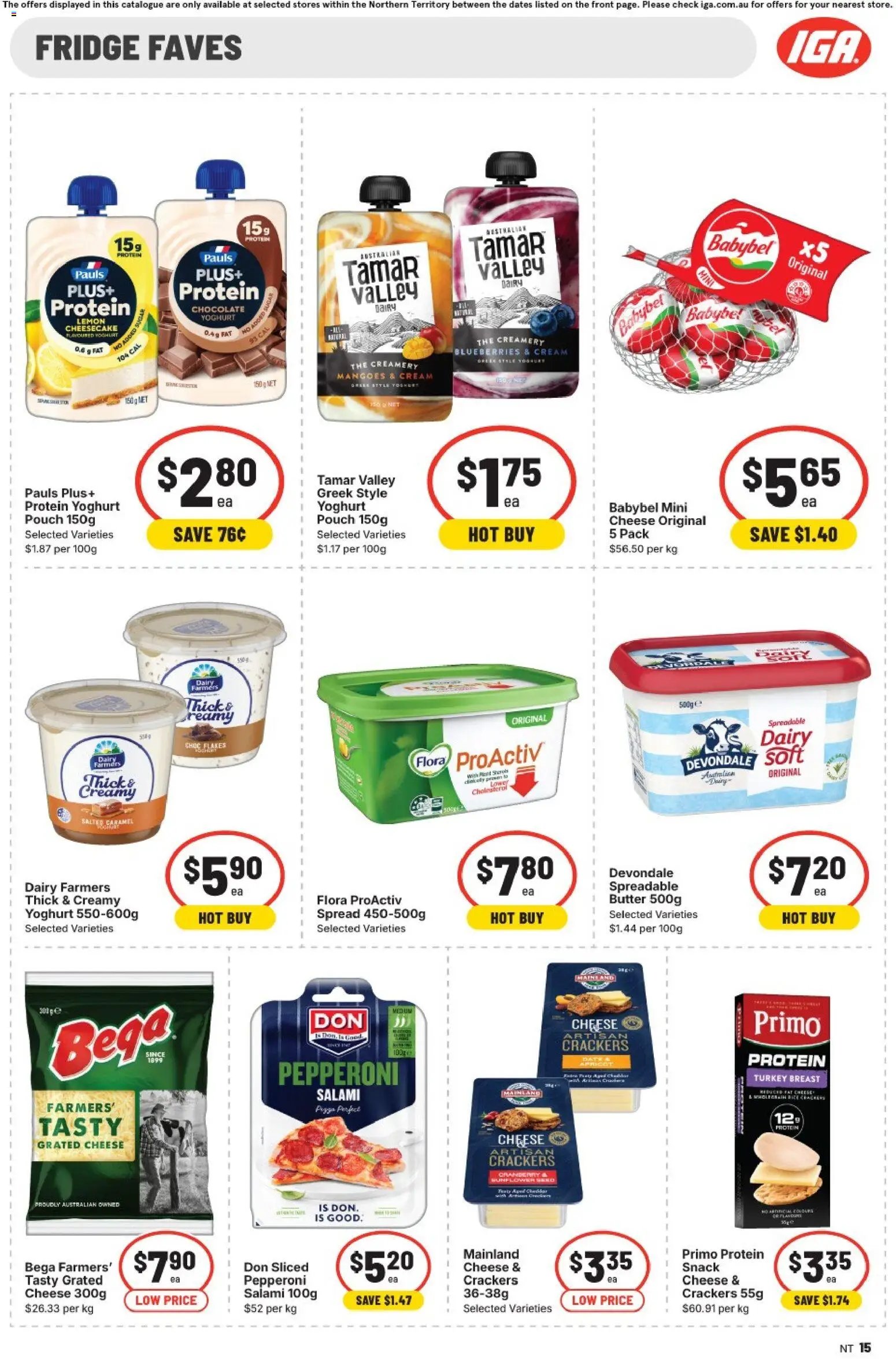 IGA catalogue from 22/07/2026 IGA catalogue NT