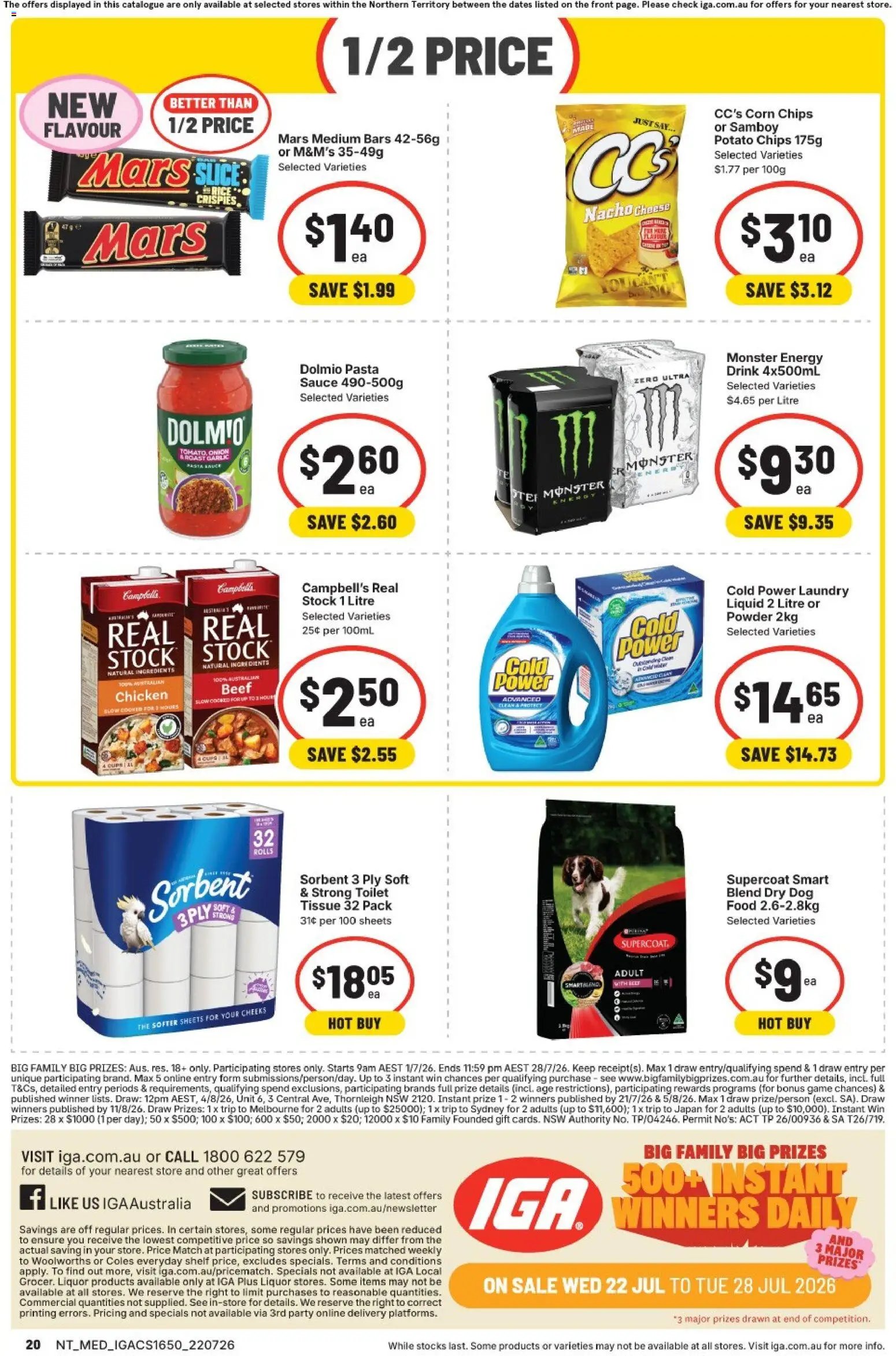 IGA catalogue from 22/07/2026 IGA catalogue NT