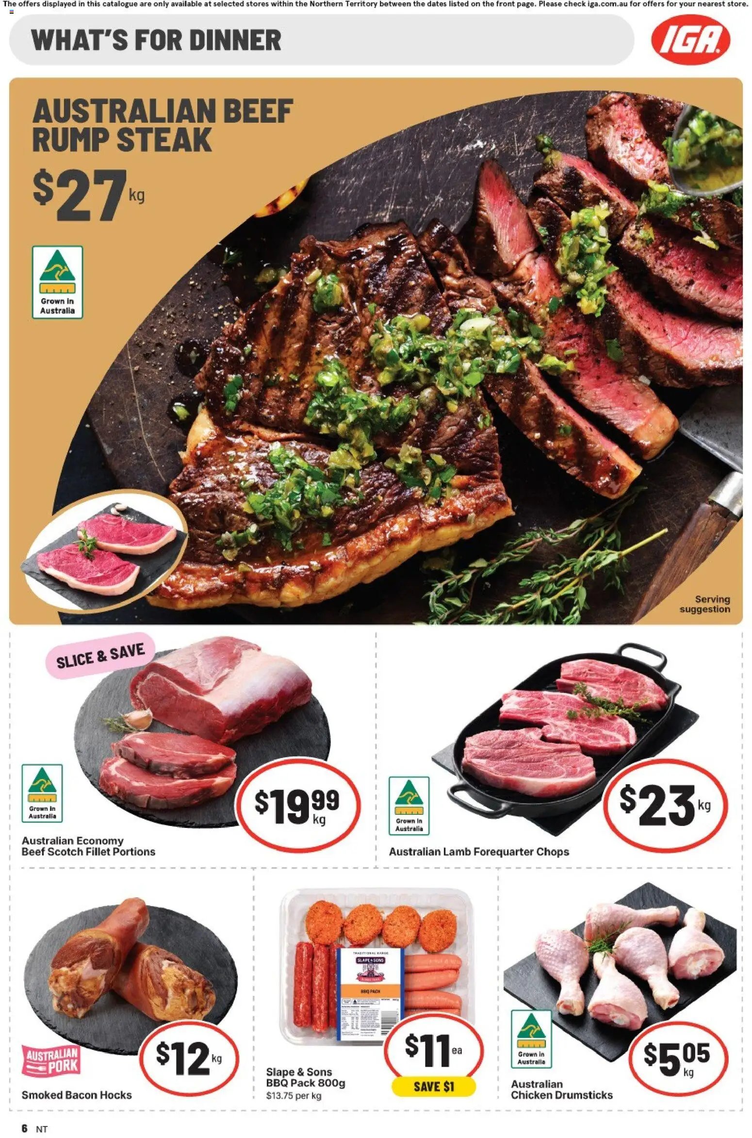 IGA catalogue from 22/07/2026 IGA catalogue NT