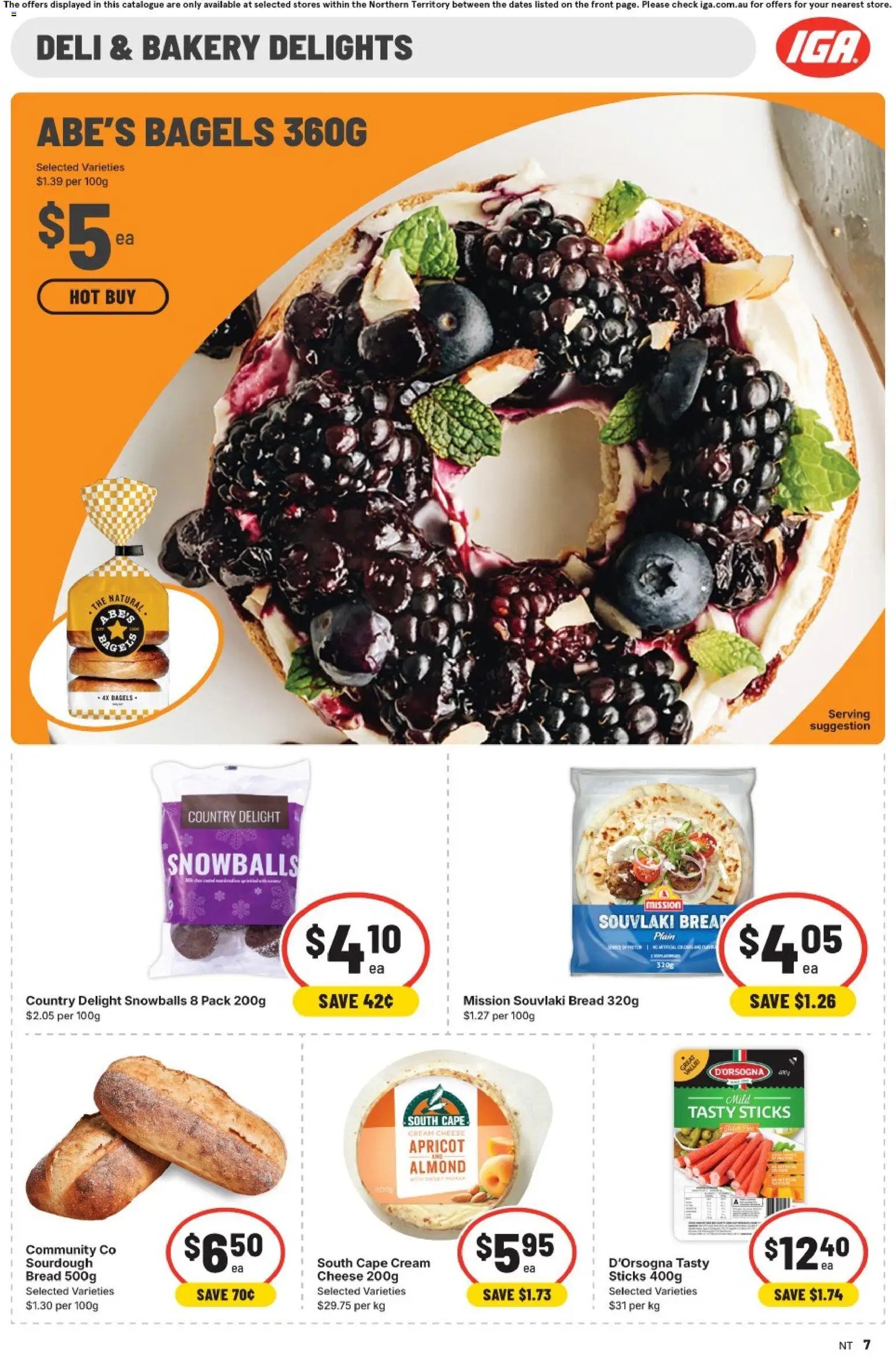 IGA catalogue from 22/07/2026 IGA catalogue NT