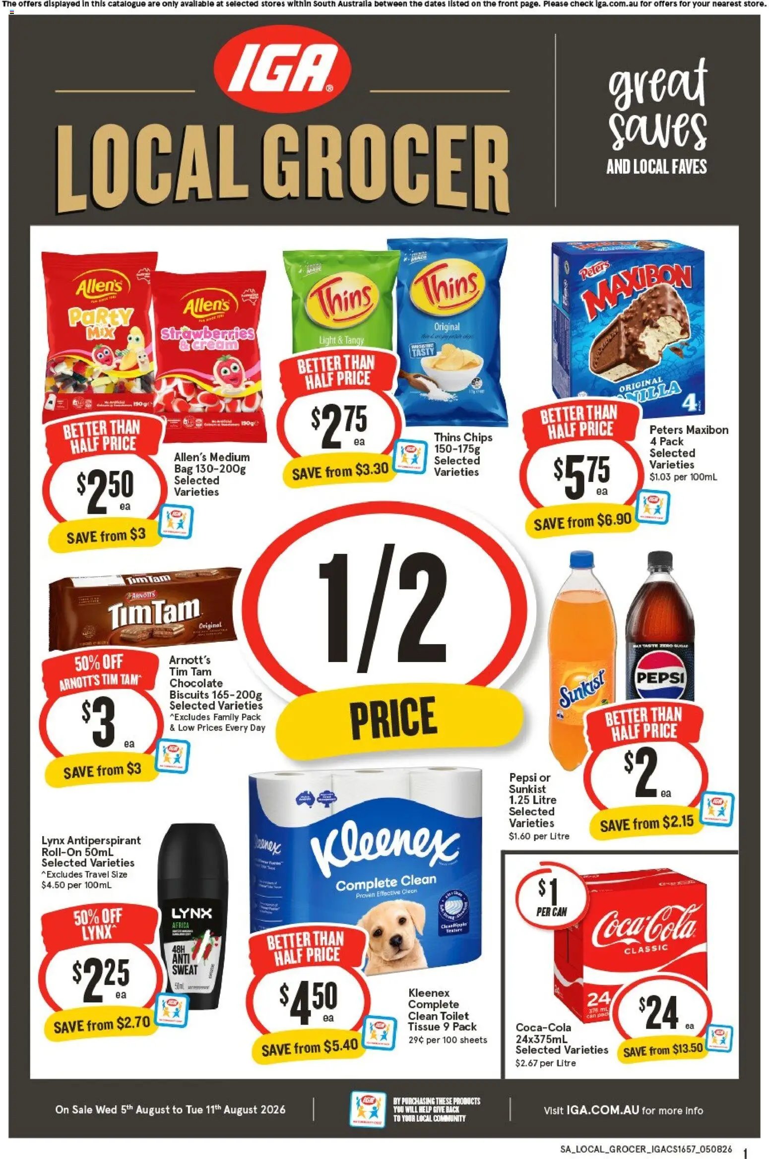 IGA catalogue from 05/08/2026 IGA Local Grocer SA