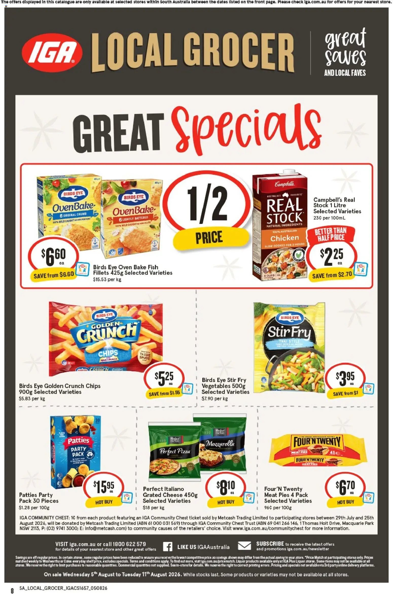 IGA catalogue from 05/08/2026 IGA Local Grocer SA