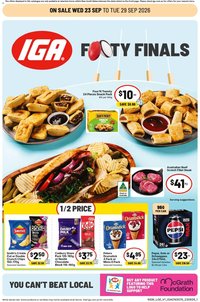 IGA catalogue from 23/09/2026 IGA catalogue Wynyard Station Sydney