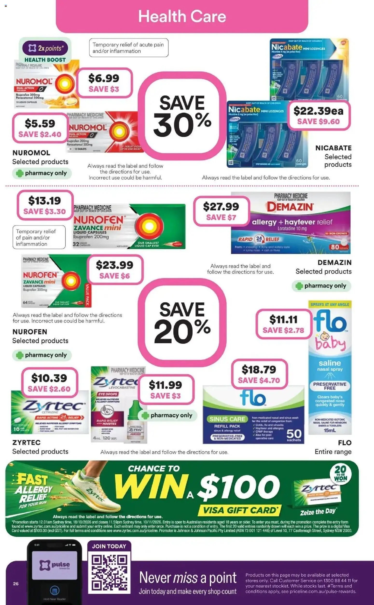 Priceline Pharmacy catalogue Albury valid from 15/10/2026 - Latest Specials & Offers