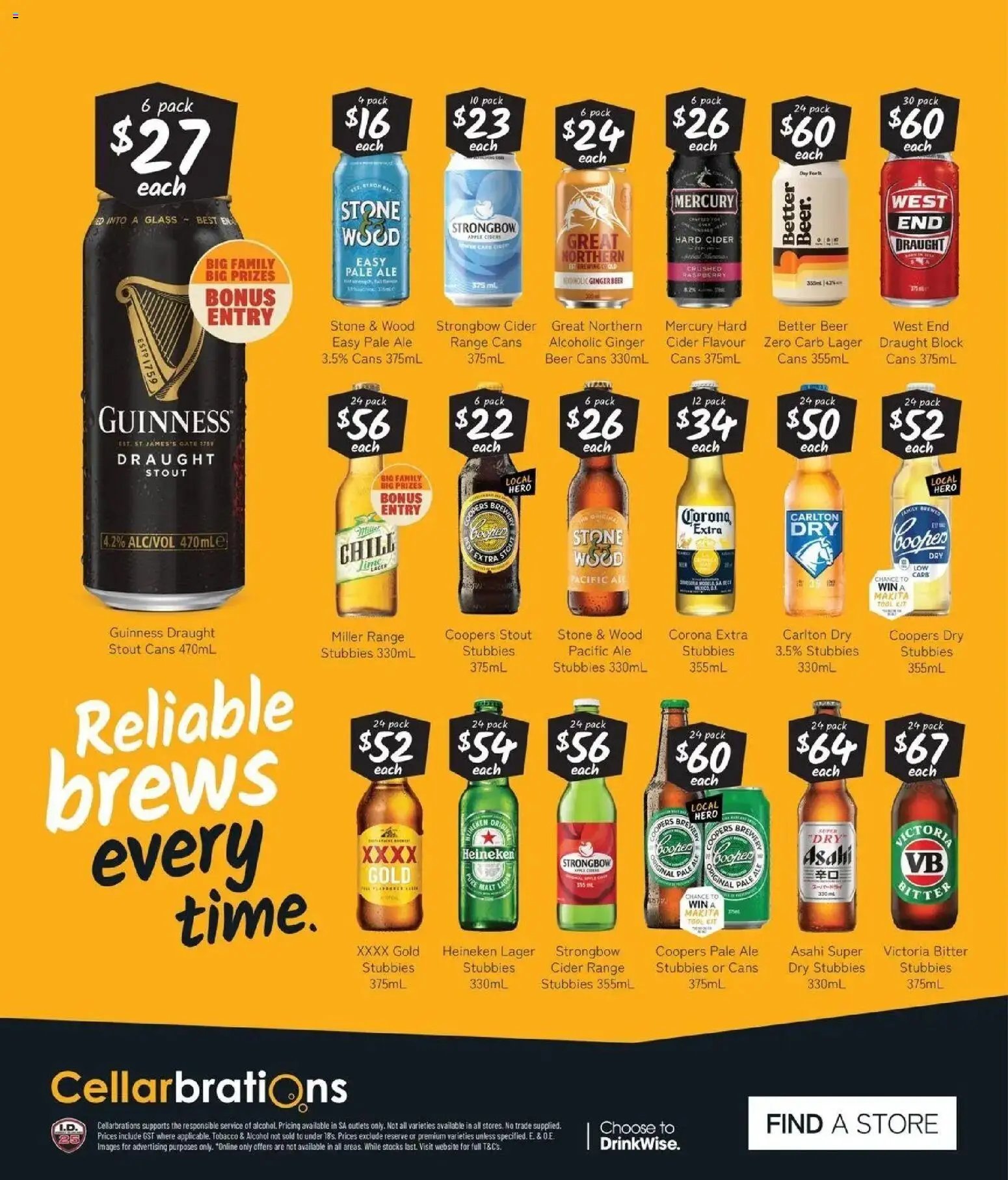 Cellarbrations catalogue from 13/07/2026 Cellarbrations catalogue Aldgate