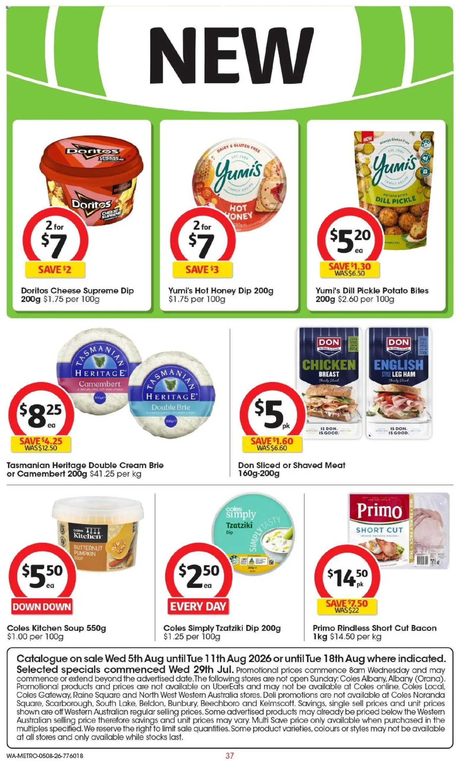Coles catalogue from 05/08/2026 Coles catalogue WA