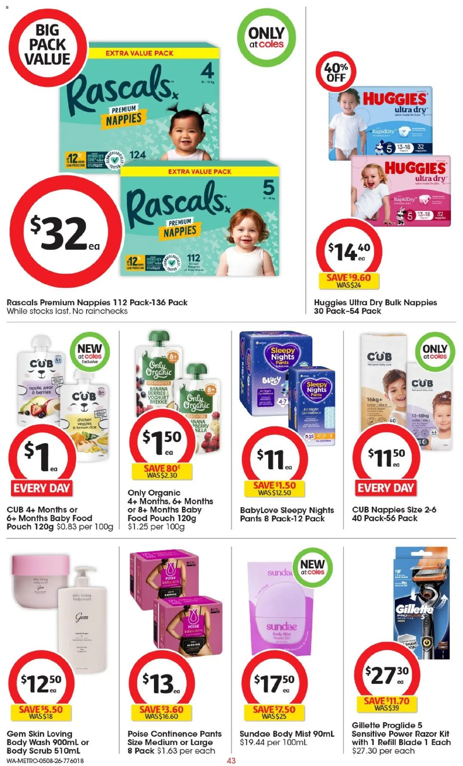 Coles catalogue from 05/08/2026 Coles catalogue WA