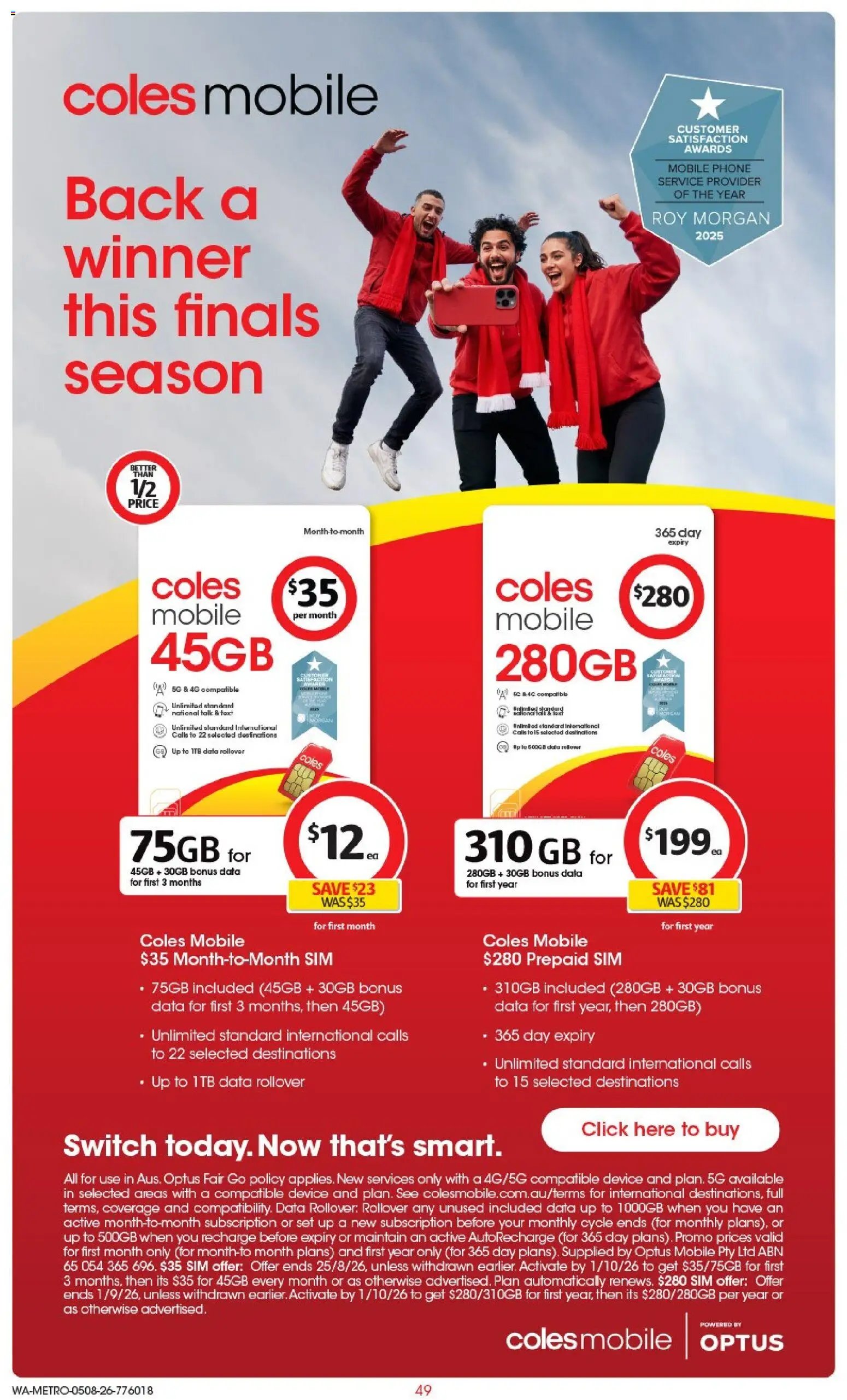 Coles catalogue from 05/08/2026 Coles catalogue WA