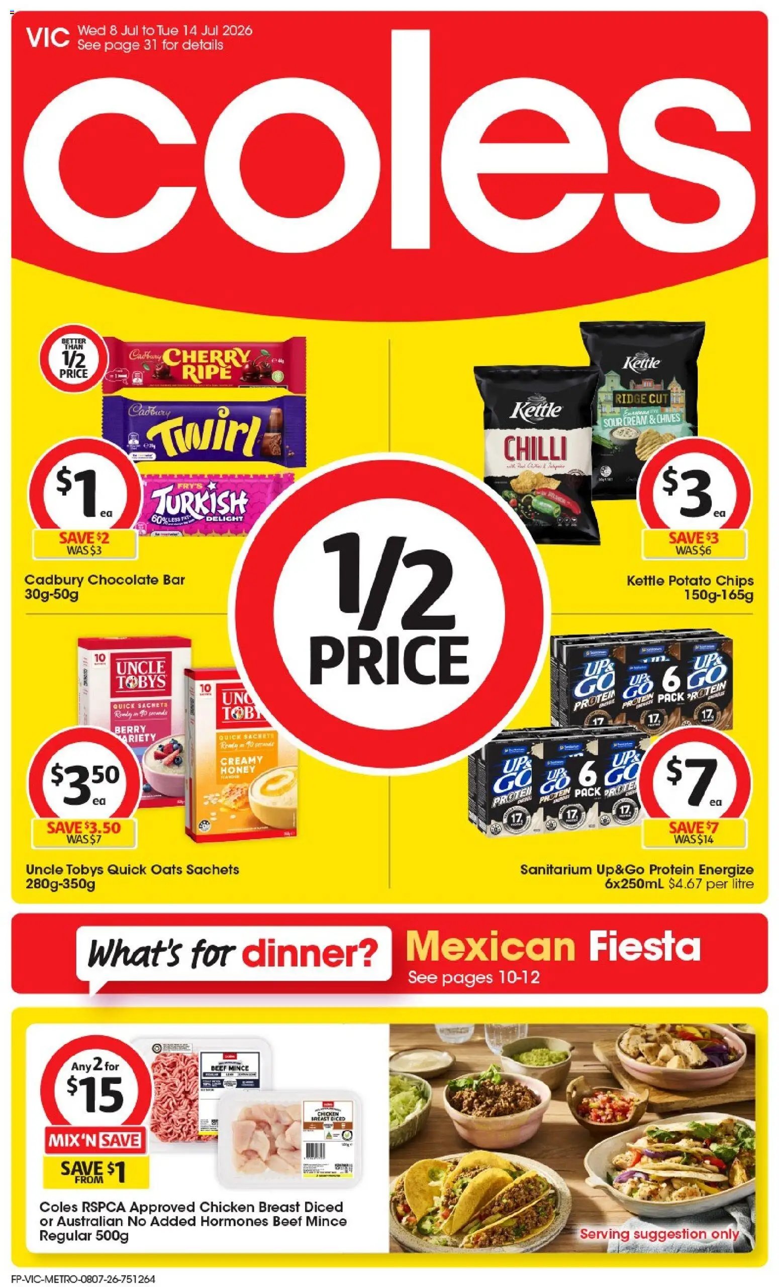 Coles catalogue from 08/07/2026 Coles catalogue VIC