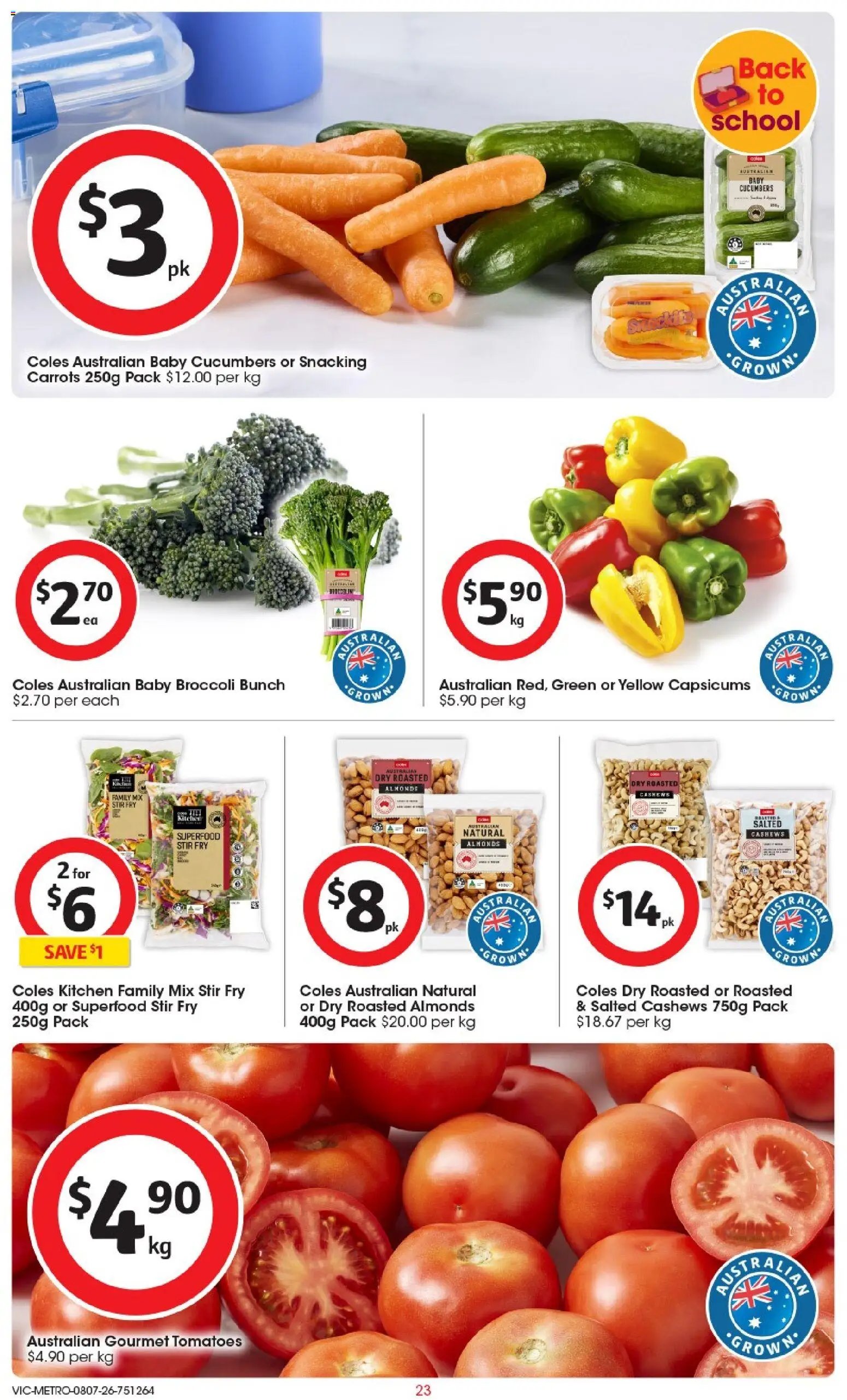 Coles catalogue from 08/07/2026 Coles catalogue VIC