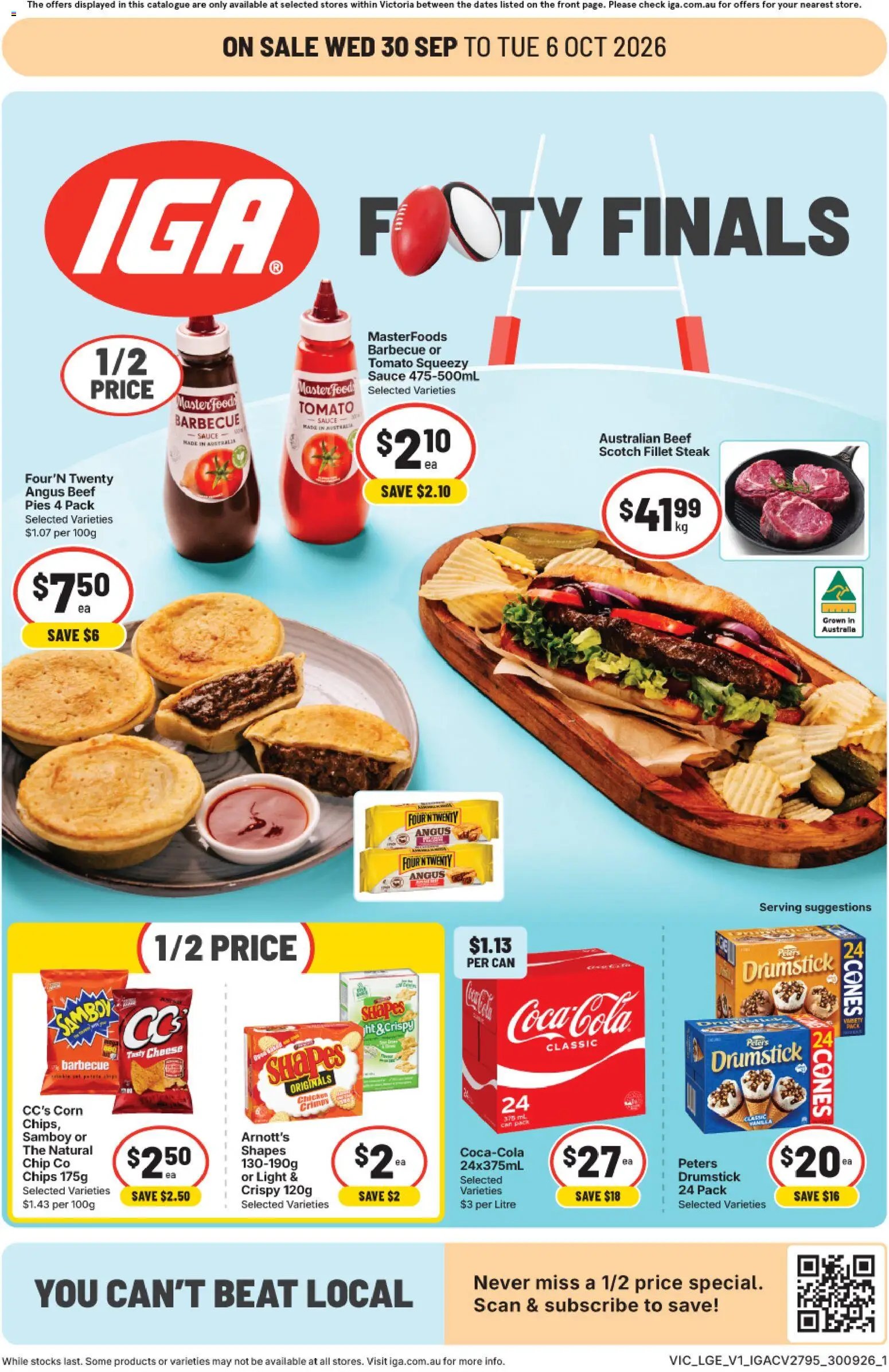 IGA catalogue from 30/09/2026 IGA catalogue