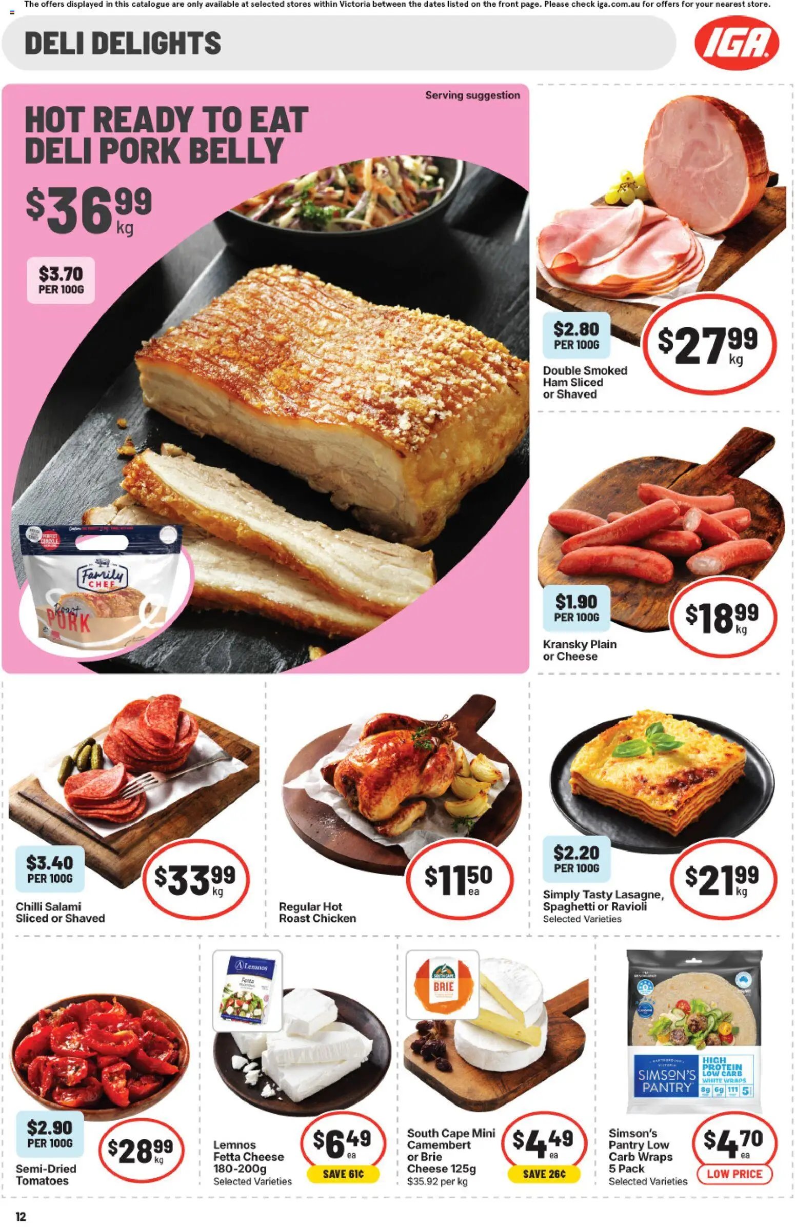 IGA catalogue from 30/09/2026 IGA catalogue