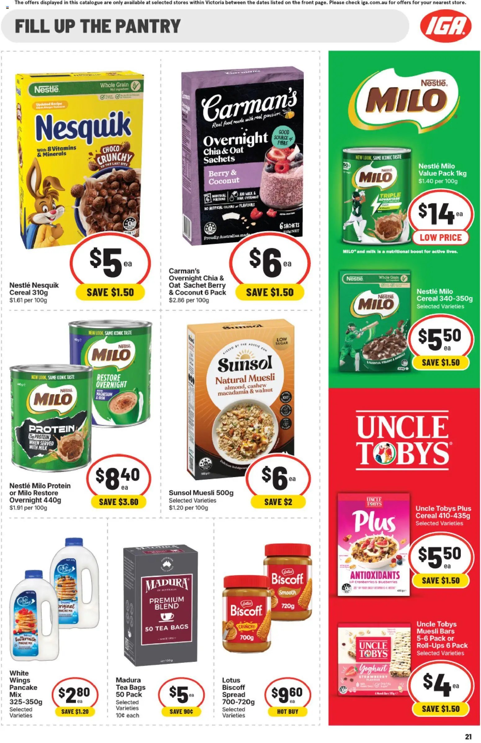 IGA catalogue from 30/09/2026 IGA catalogue