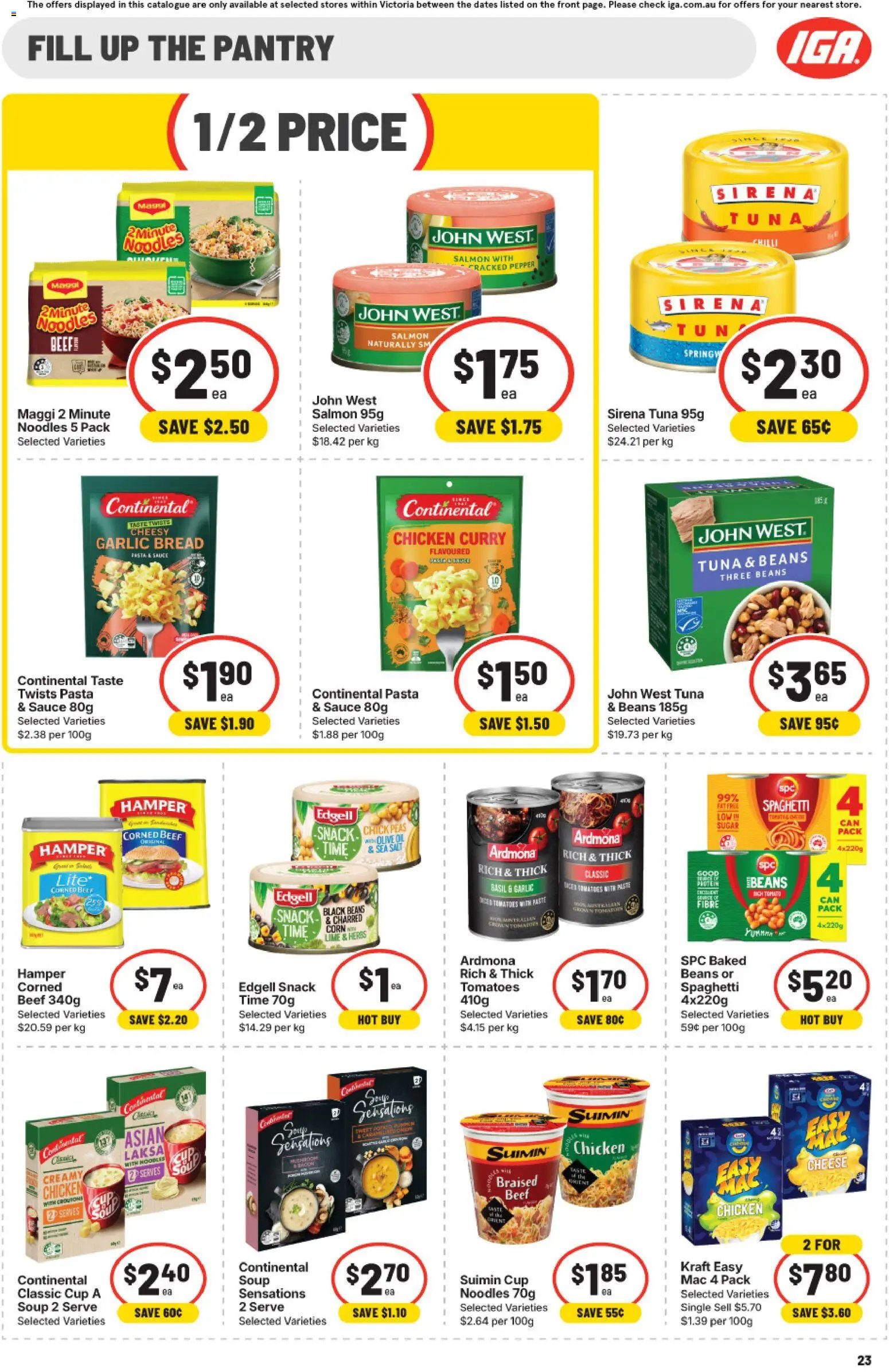 IGA catalogue from 30/09/2026 IGA catalogue