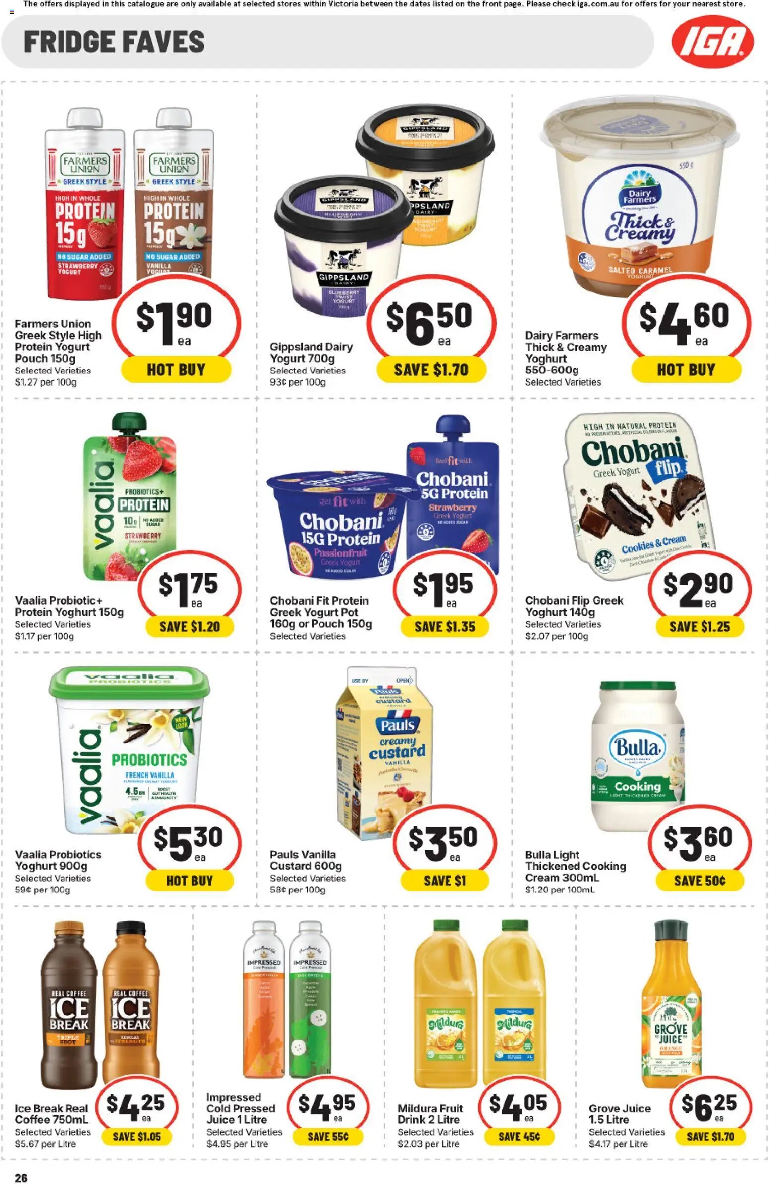 IGA catalogue from 30/09/2026 IGA catalogue