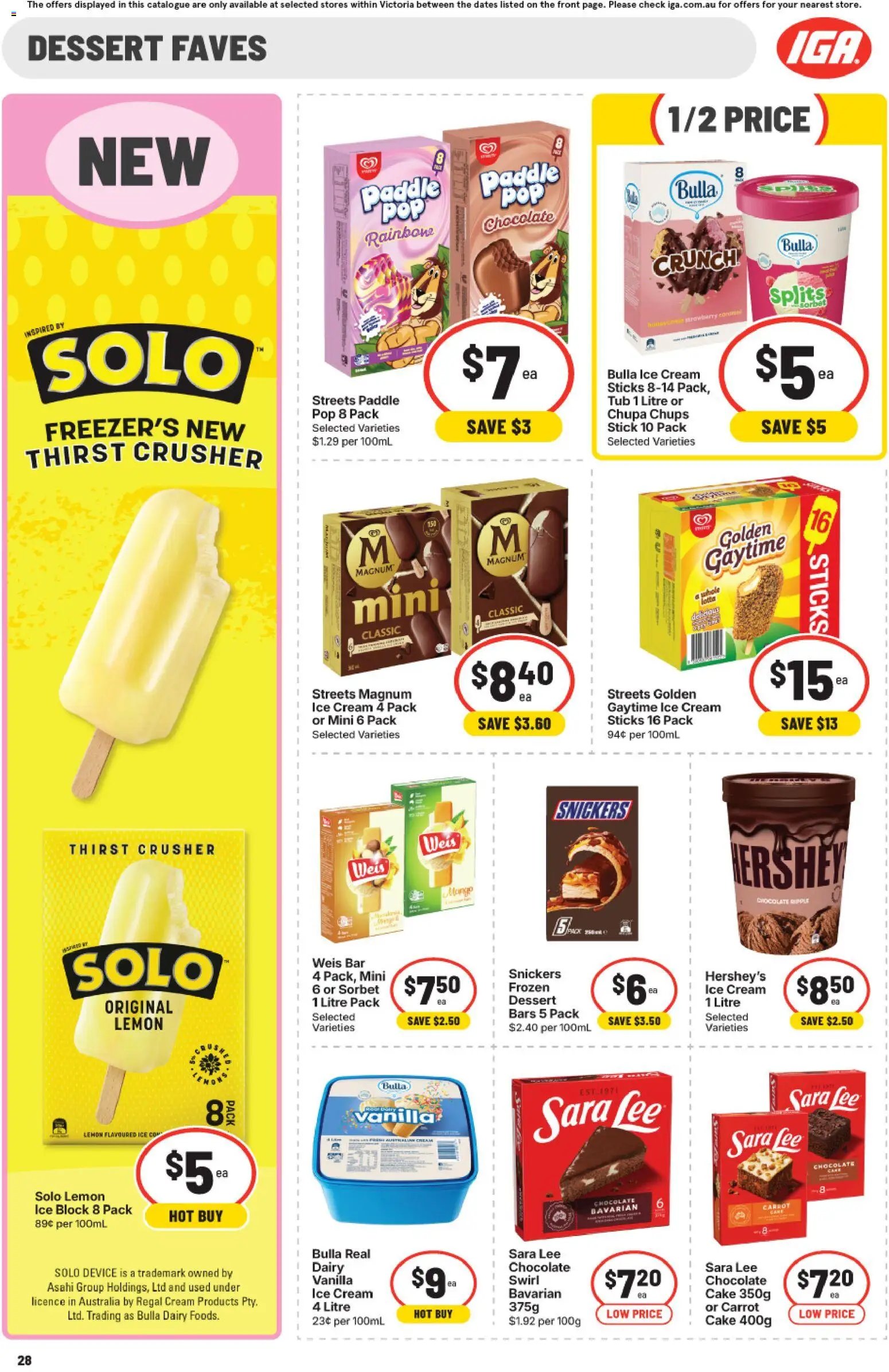 IGA catalogue from 30/09/2026 IGA catalogue