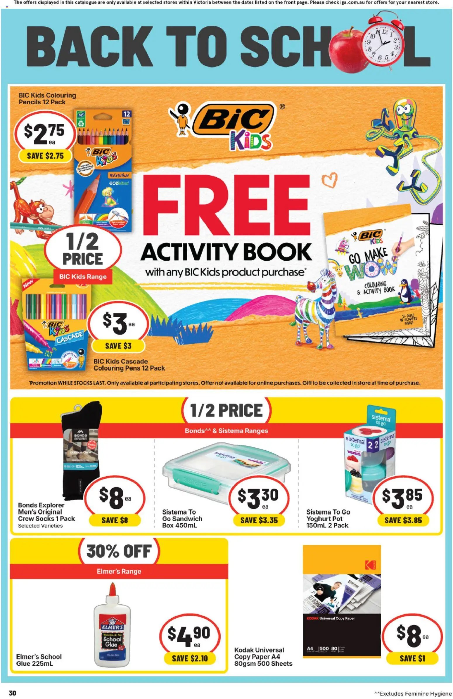IGA catalogue from 30/09/2026 IGA catalogue