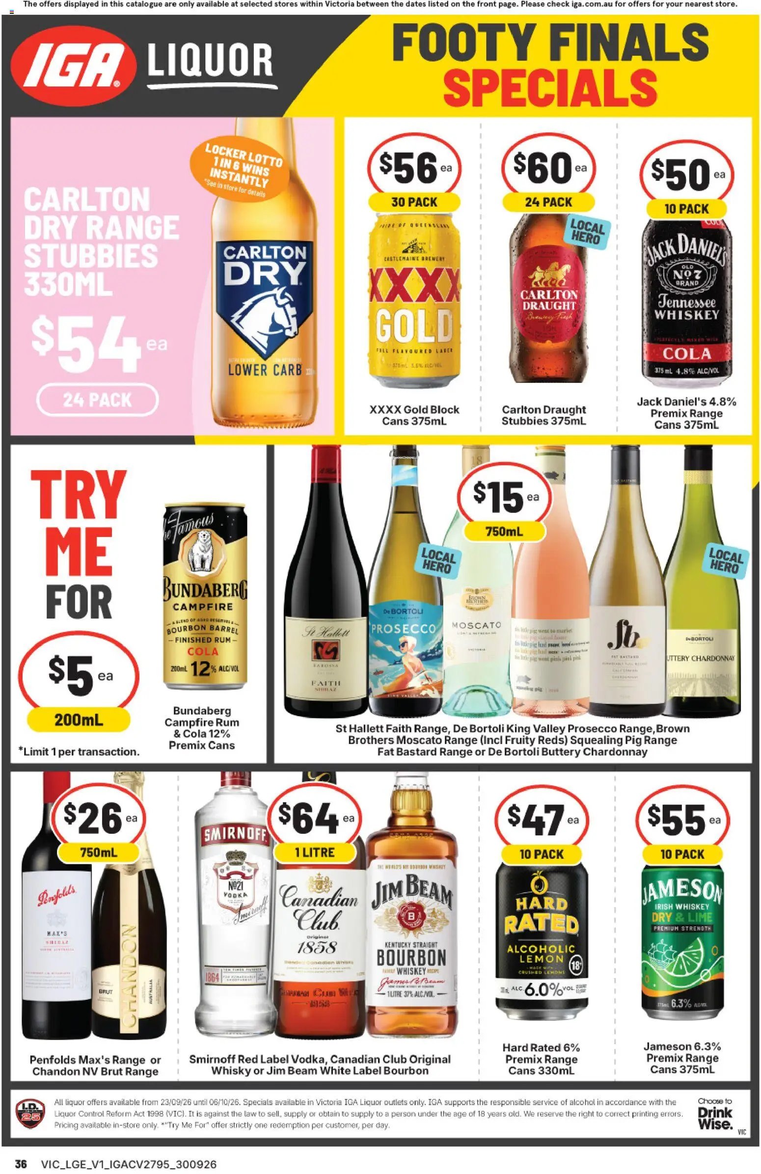 IGA catalogue from 30/09/2026 IGA catalogue
