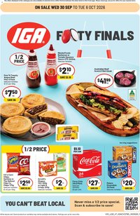 IGA catalogue from 30/09/2026 IGA catalogue