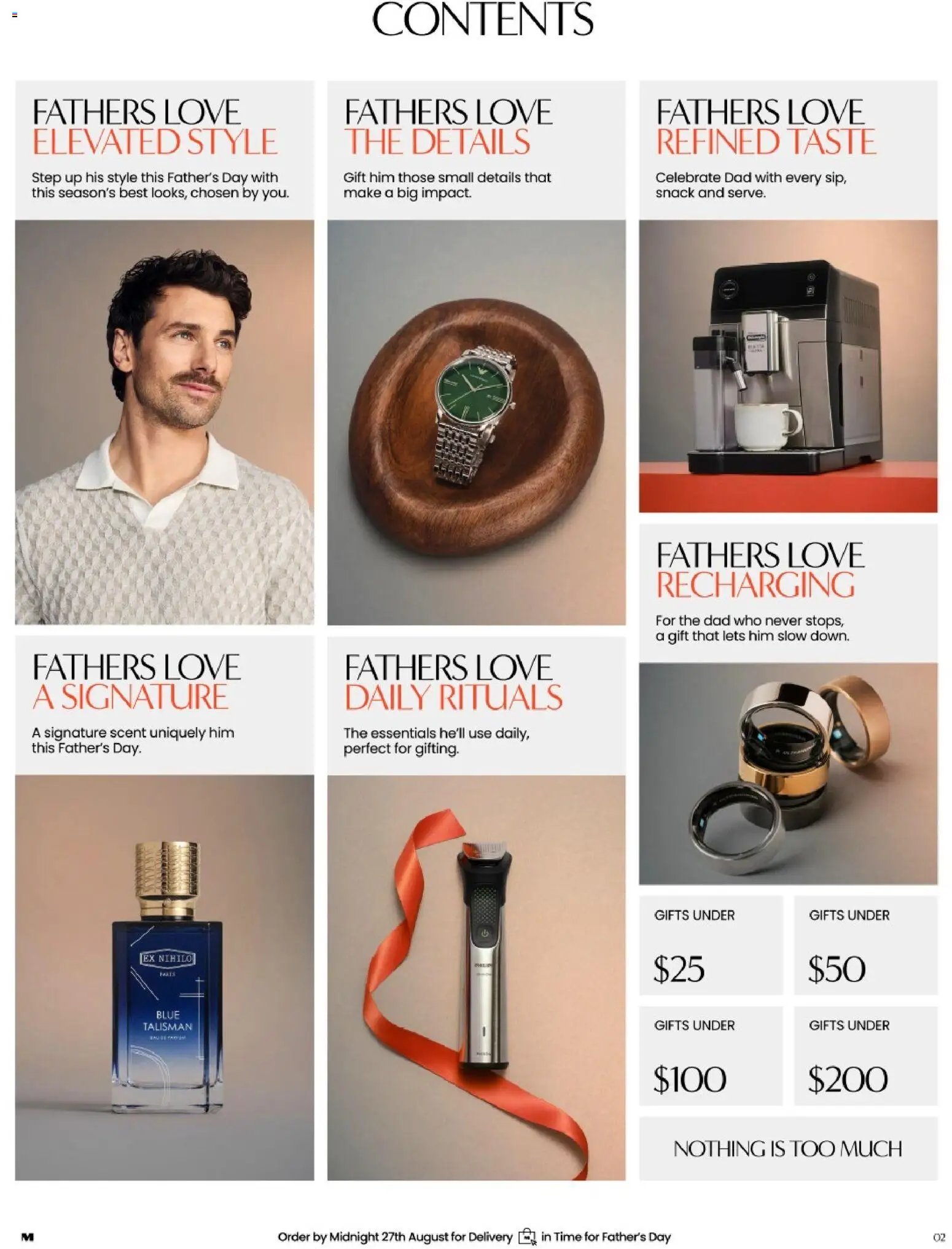 Myer catalogue from 17/08/2026 Myer catalogue Father's Day