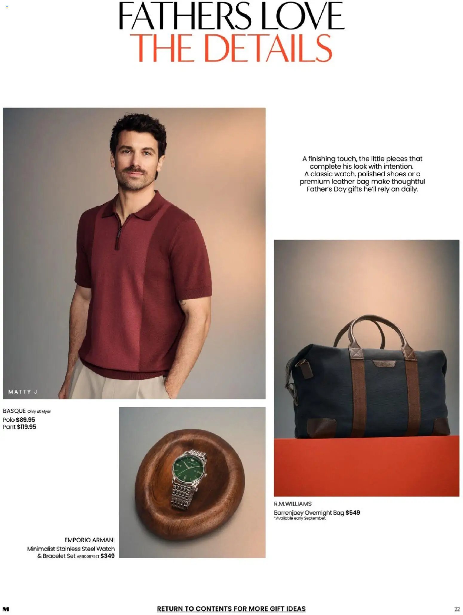 Myer catalogue from 17/08/2026 Myer catalogue Father's Day