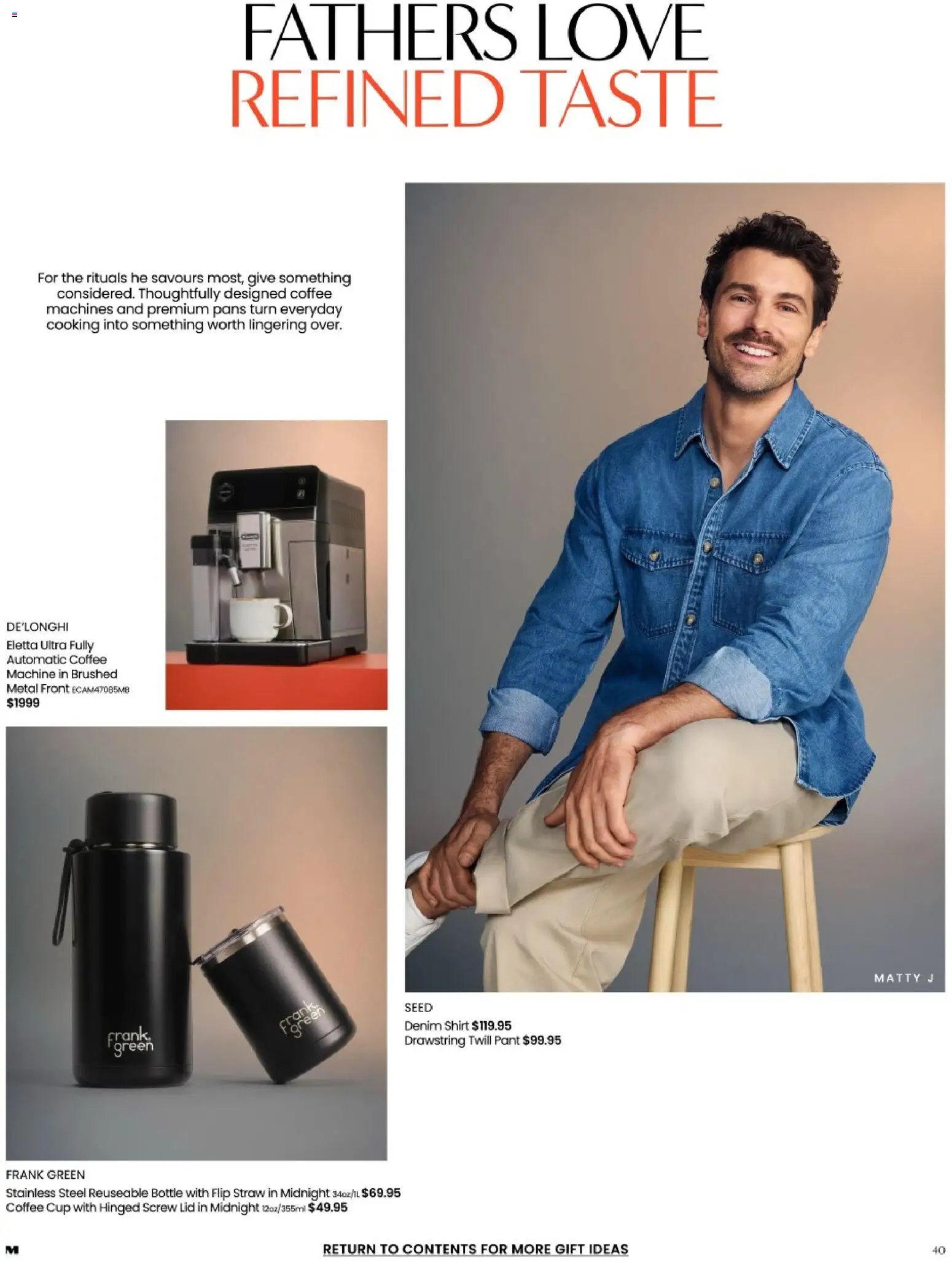 Myer catalogue from 17/08/2026 Myer catalogue Father's Day