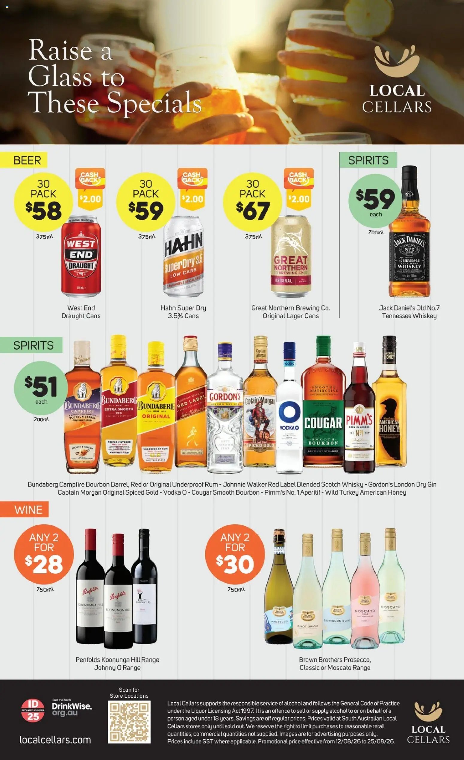 Foodland catalogue from 12/08/2026 Foodland Local Cellars