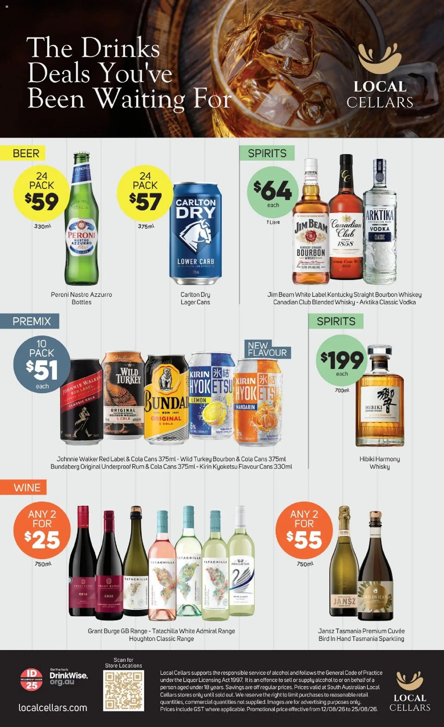 Foodland catalogue from 12/08/2026 Foodland Local Cellars