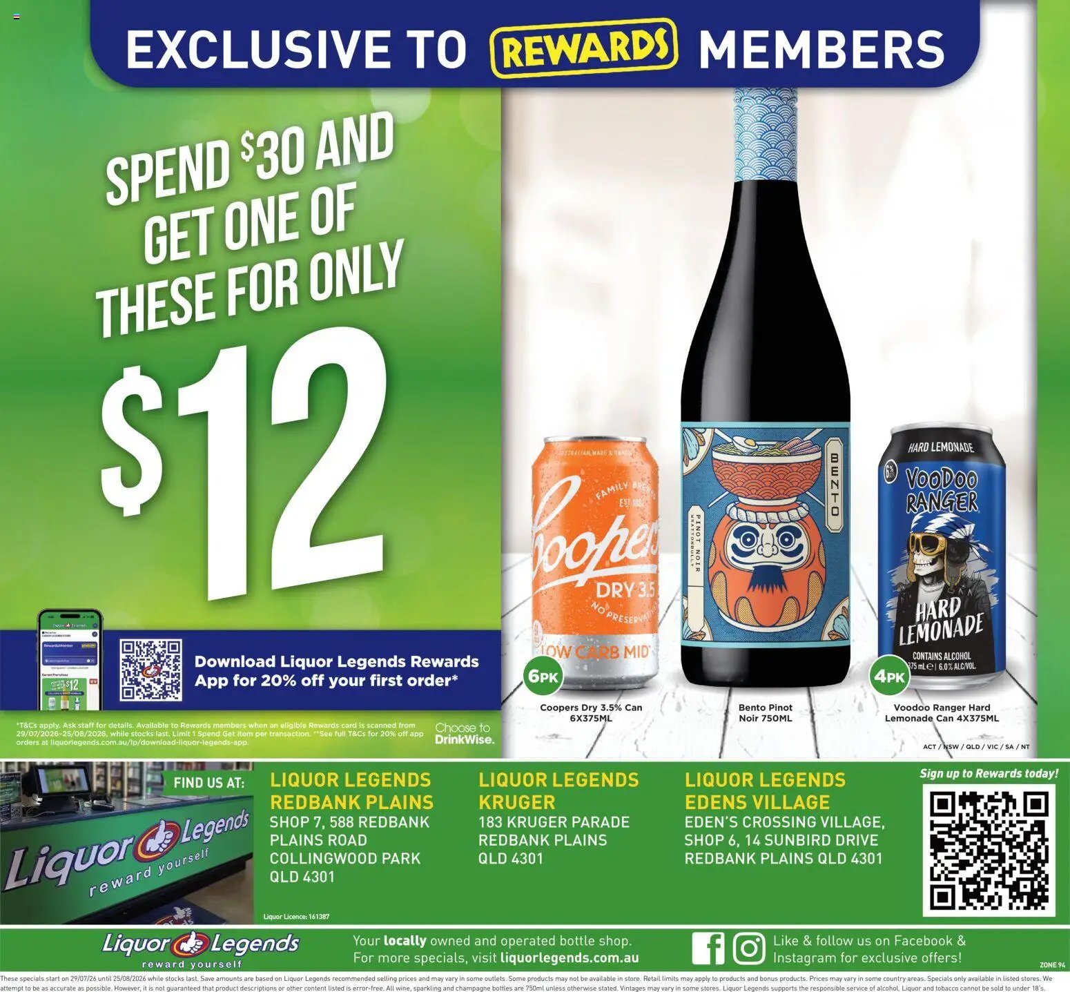 Liquor Legends catalogue from 29/07/2026 Liquor Legends catalogue Redbank Plains