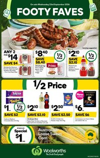 Woolworths catalogue from 23/09/2026 Woolworths catalogue TAS