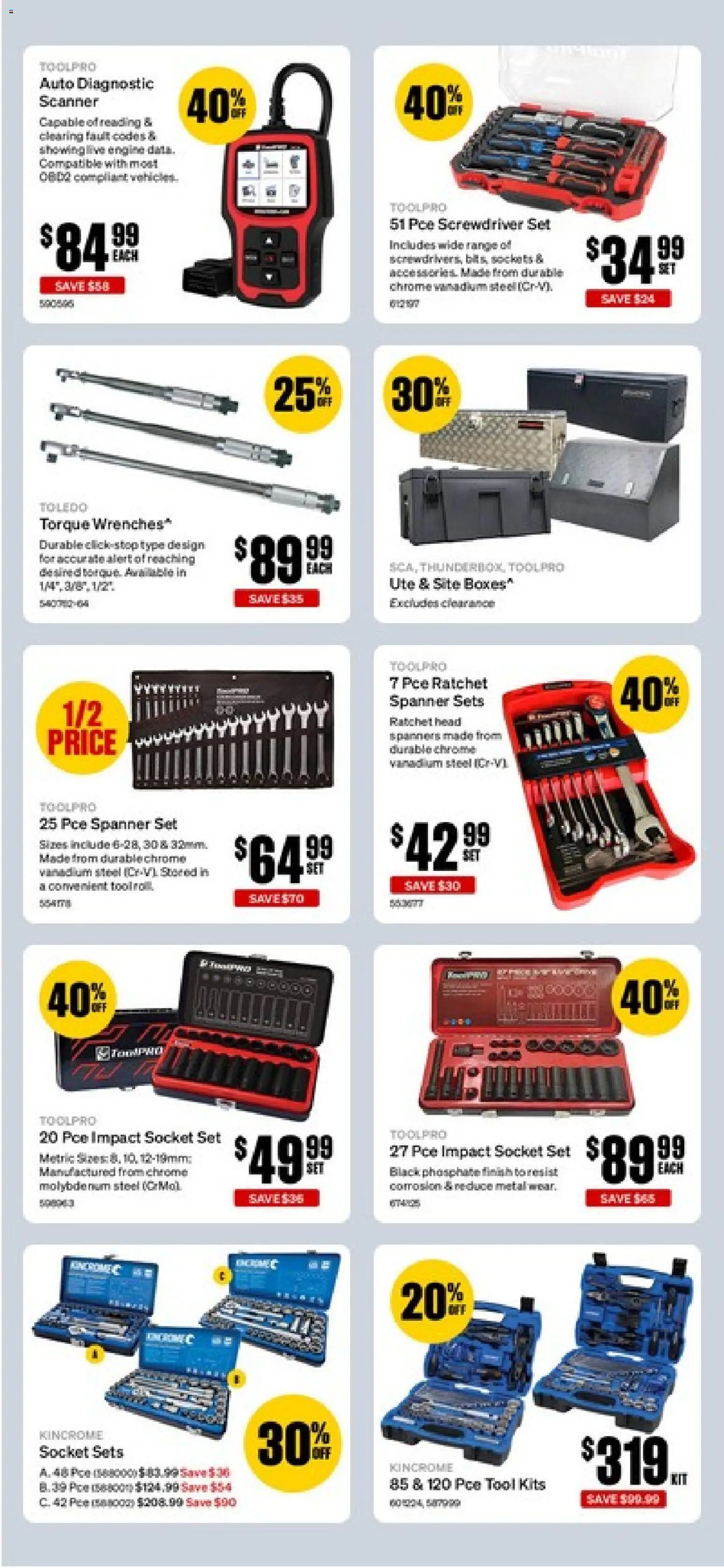 Supercheap Auto catalogue from 22/07/2026 Supercheap Auto catalogue