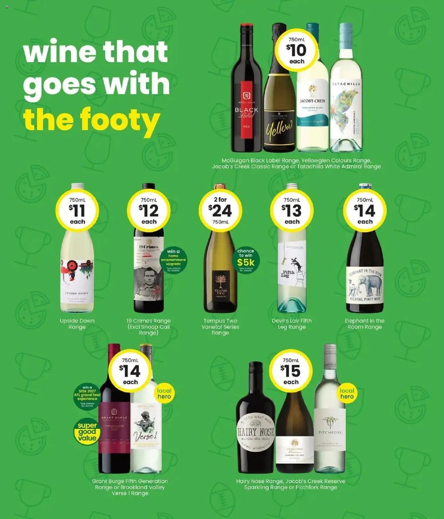 The Bottle-O catalogue from 14/09/2026 Good value booze for good value fans 14/09