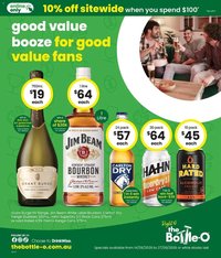 The Bottle-O catalogue from 14/09/2026 Good value booze for good value fans 14/09