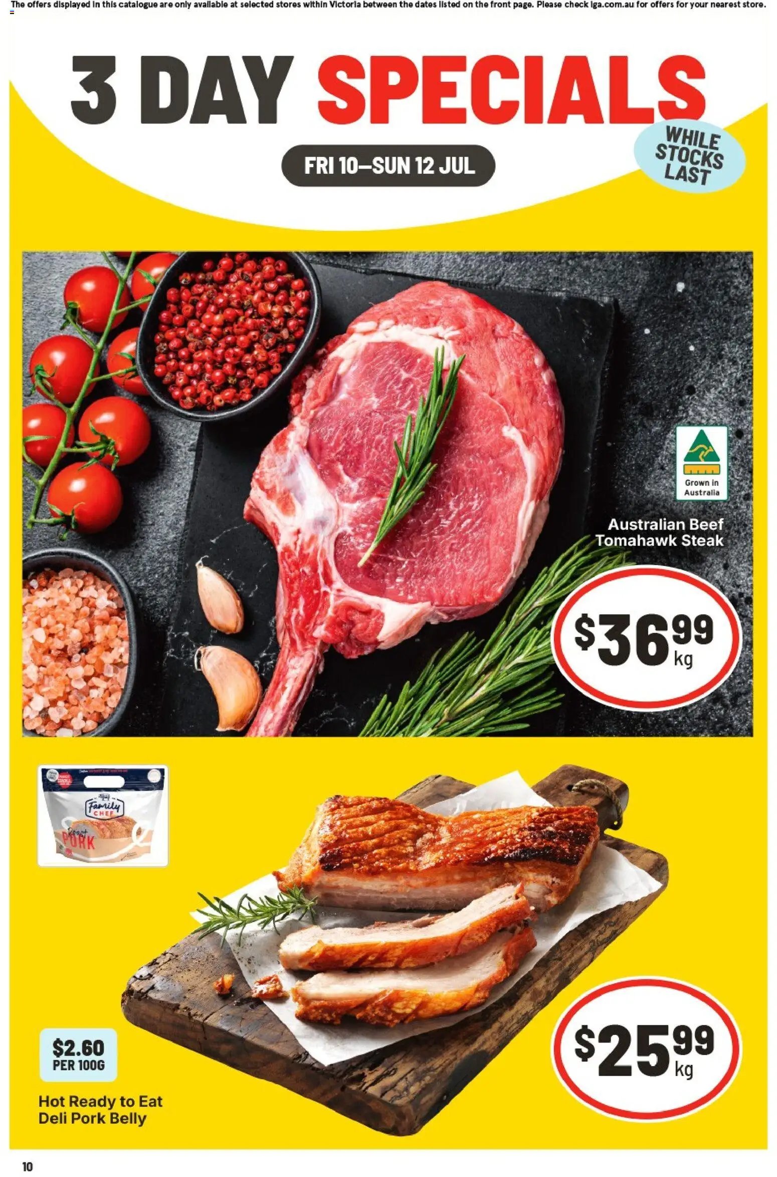 IGA catalogue from 10/07/2026 IGA 3 Day Specials - VIC