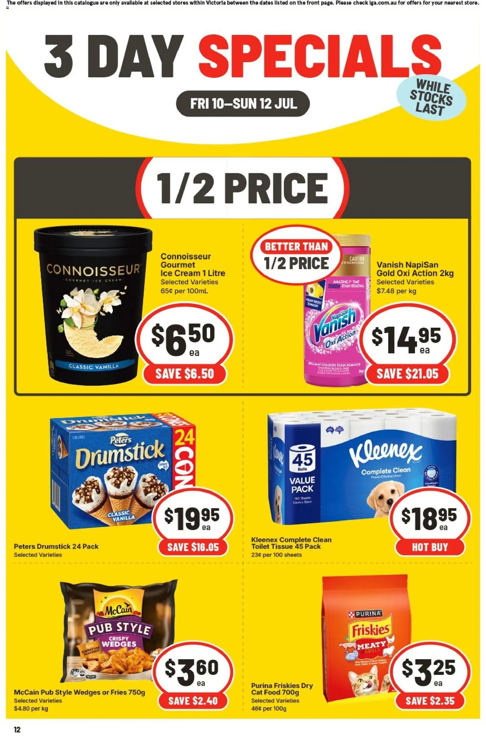 IGA catalogue from 10/07/2026 IGA 3 Day Specials - VIC