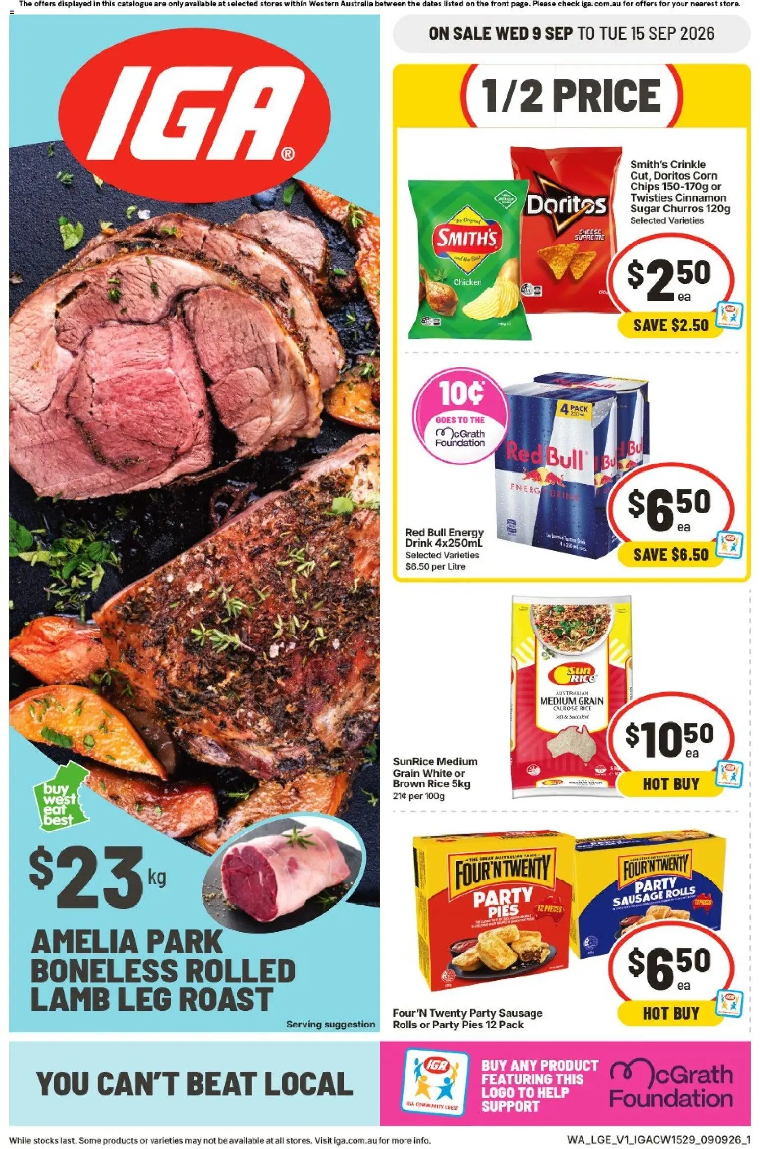 IGA catalogue from 09/09/2026 IGA catalogue Claremont