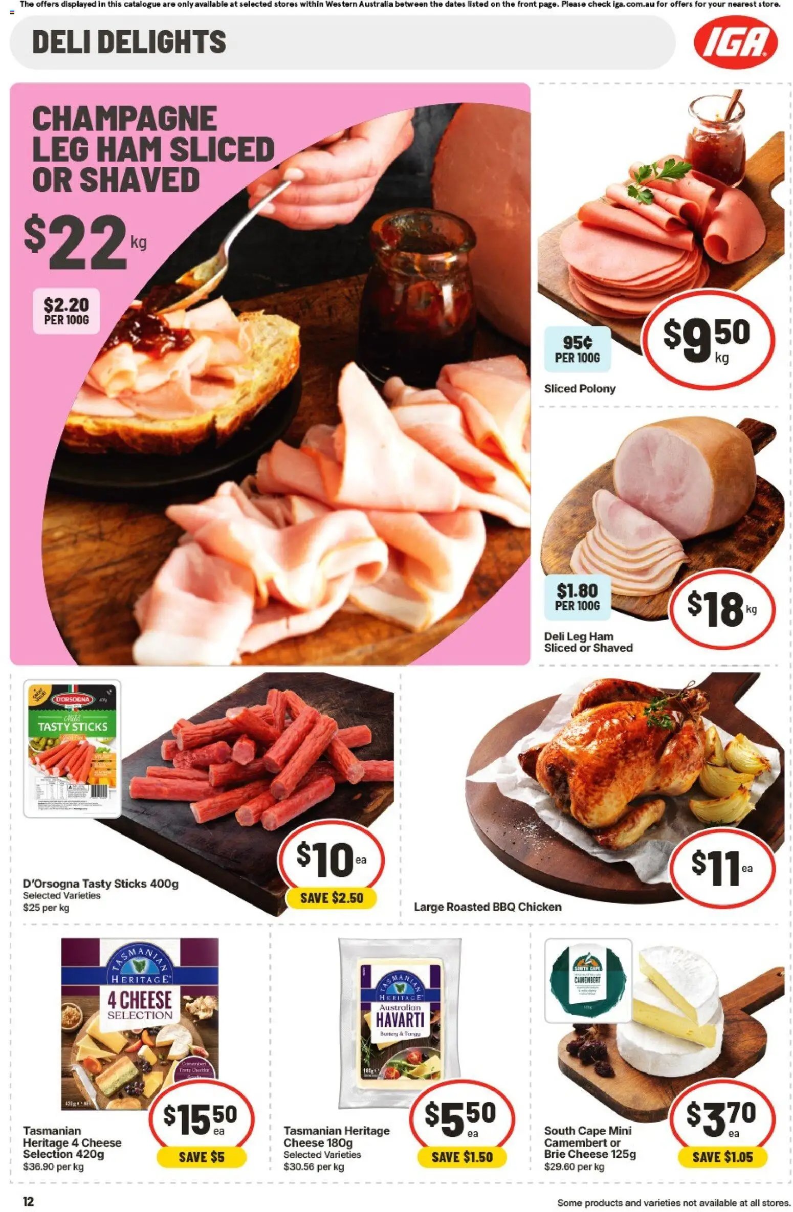 IGA catalogue from 09/09/2026 IGA catalogue Claremont