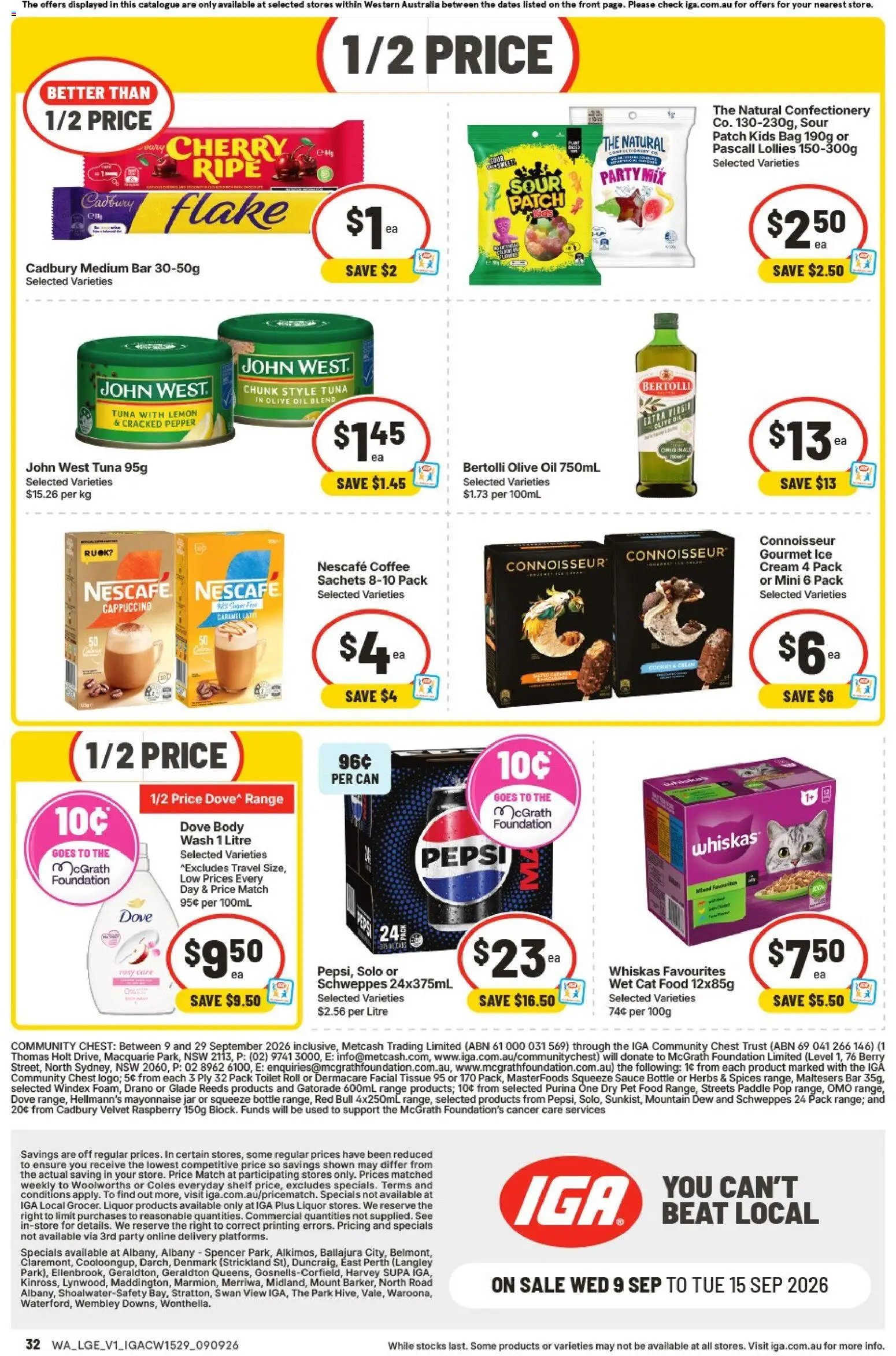 IGA catalogue from 09/09/2026 IGA catalogue Claremont